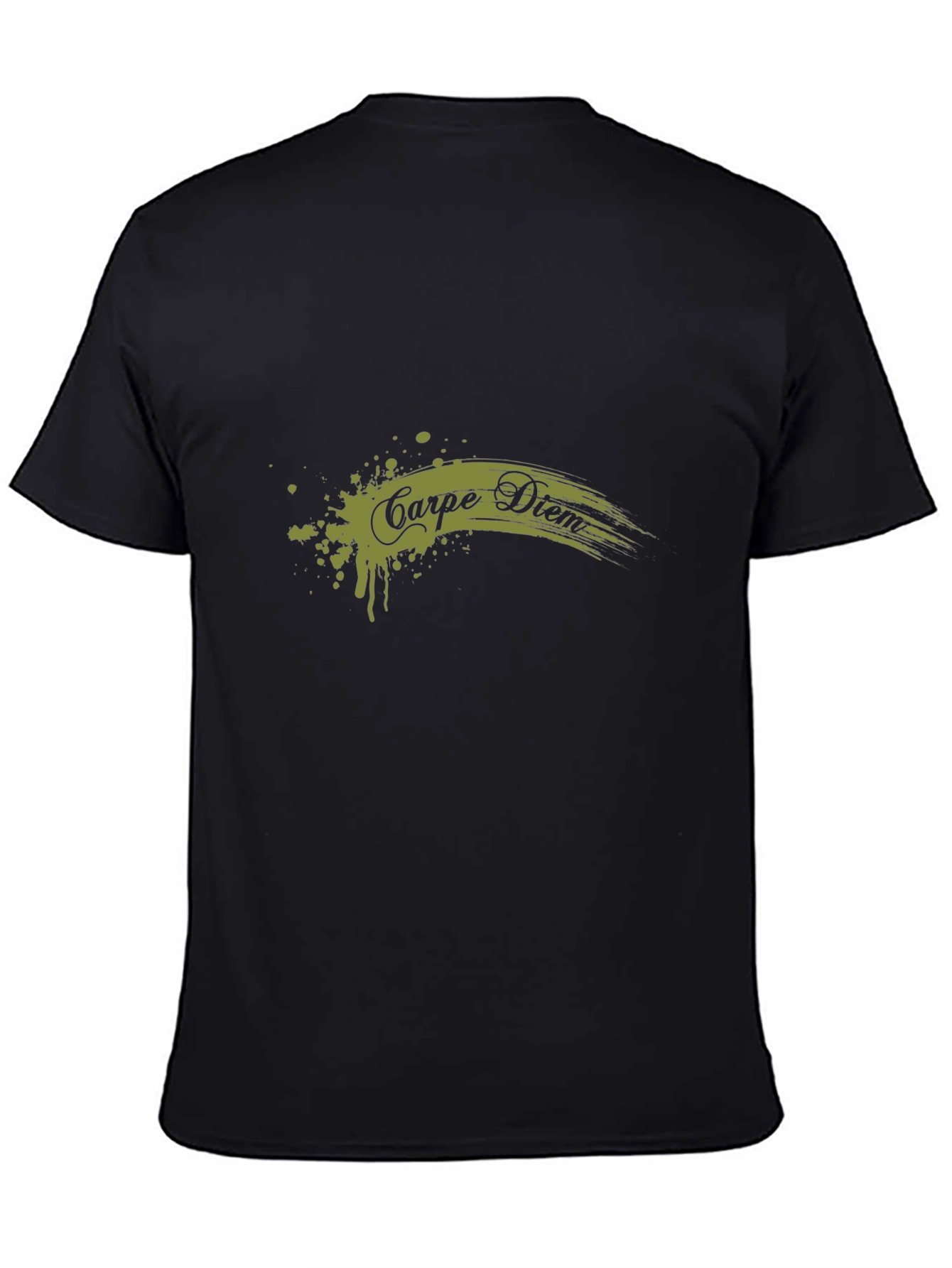 Carpe Diem Black T-Shirt - Seize the Day!