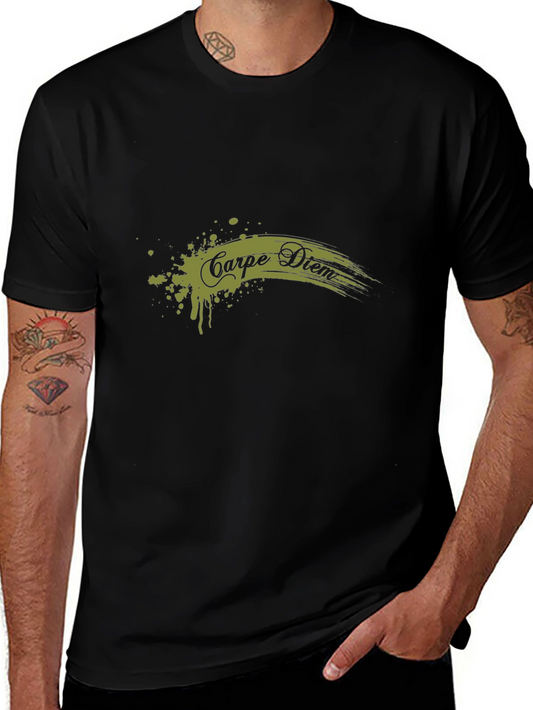 Carpe Diem Black T-Shirt - Seize the Day!