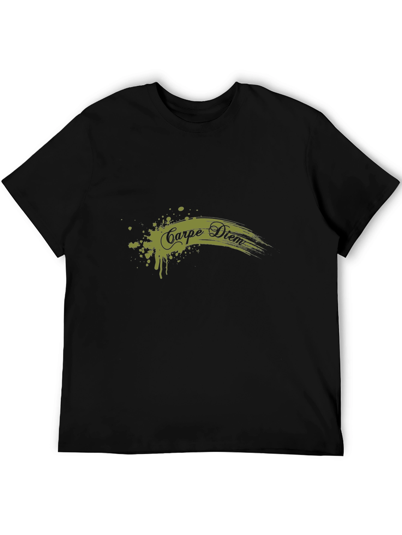 Carpe Diem Black T-Shirt - Seize the Day!