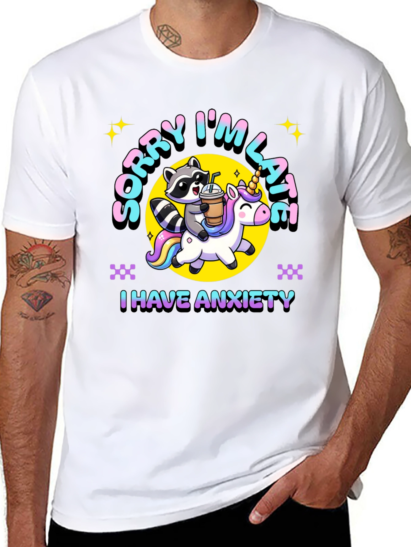 Sorry Im Late Anxiety T-Shirt