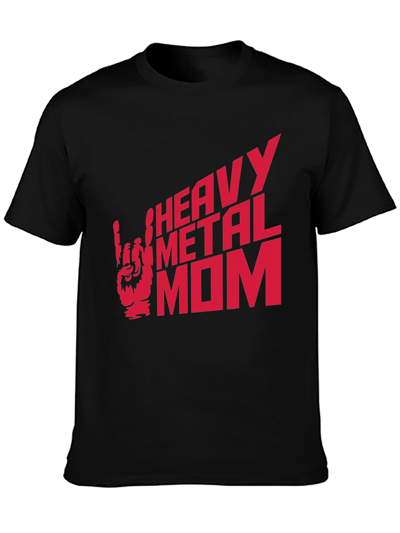 Heavy Metal Mom Black Graphic Tee