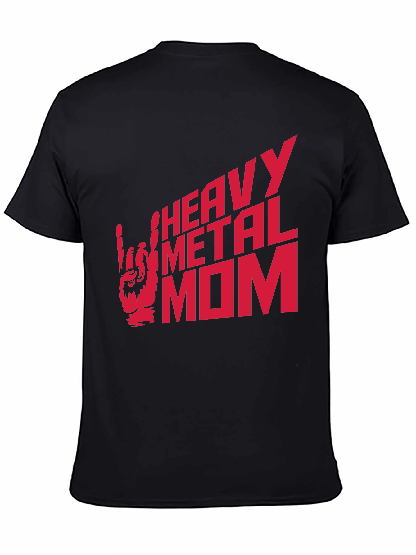 Heavy Metal Mom Black Graphic Tee