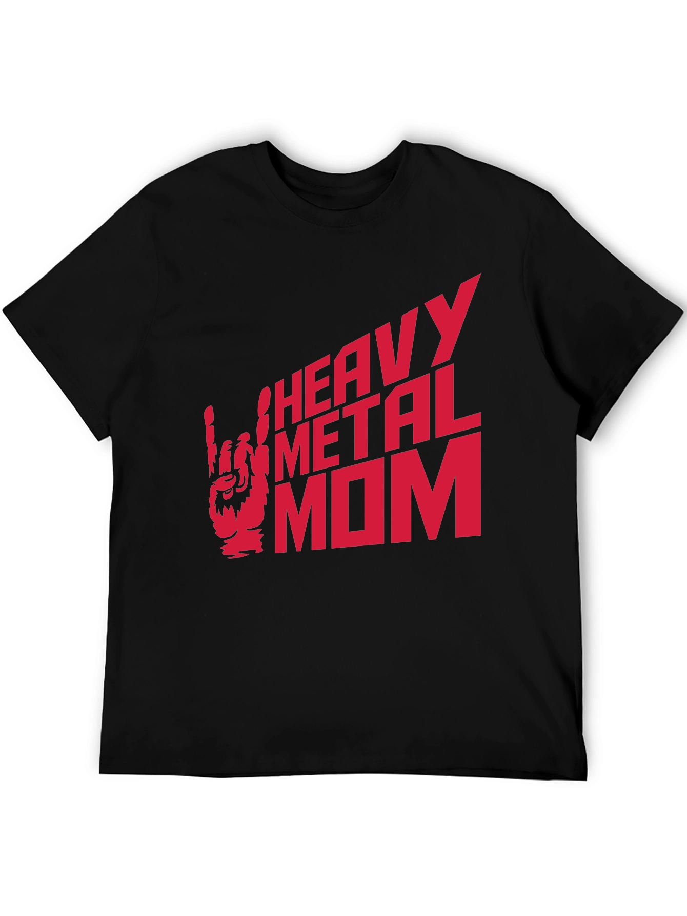Heavy Metal Mom Black Graphic Tee