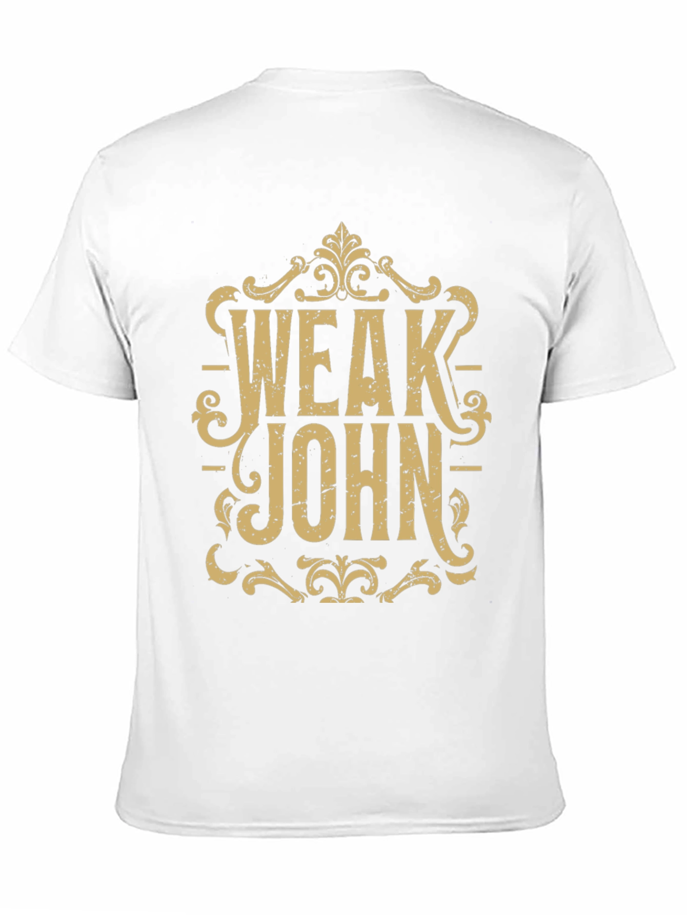 Weak John Graphic T-Shirt - Funny Slogan Tee