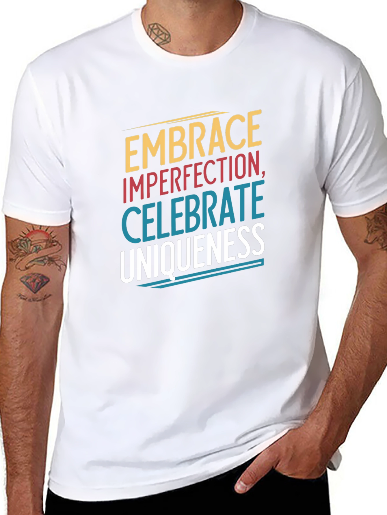 Embrace Imperfection Graphic Tee - Celebrate Uniqueness T-Shirt