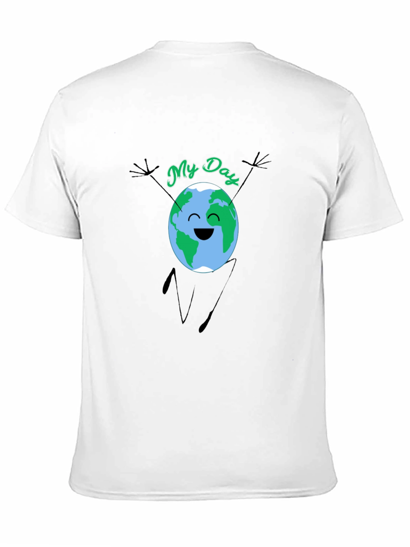 Earth Day Graphic T-Shirt - Black