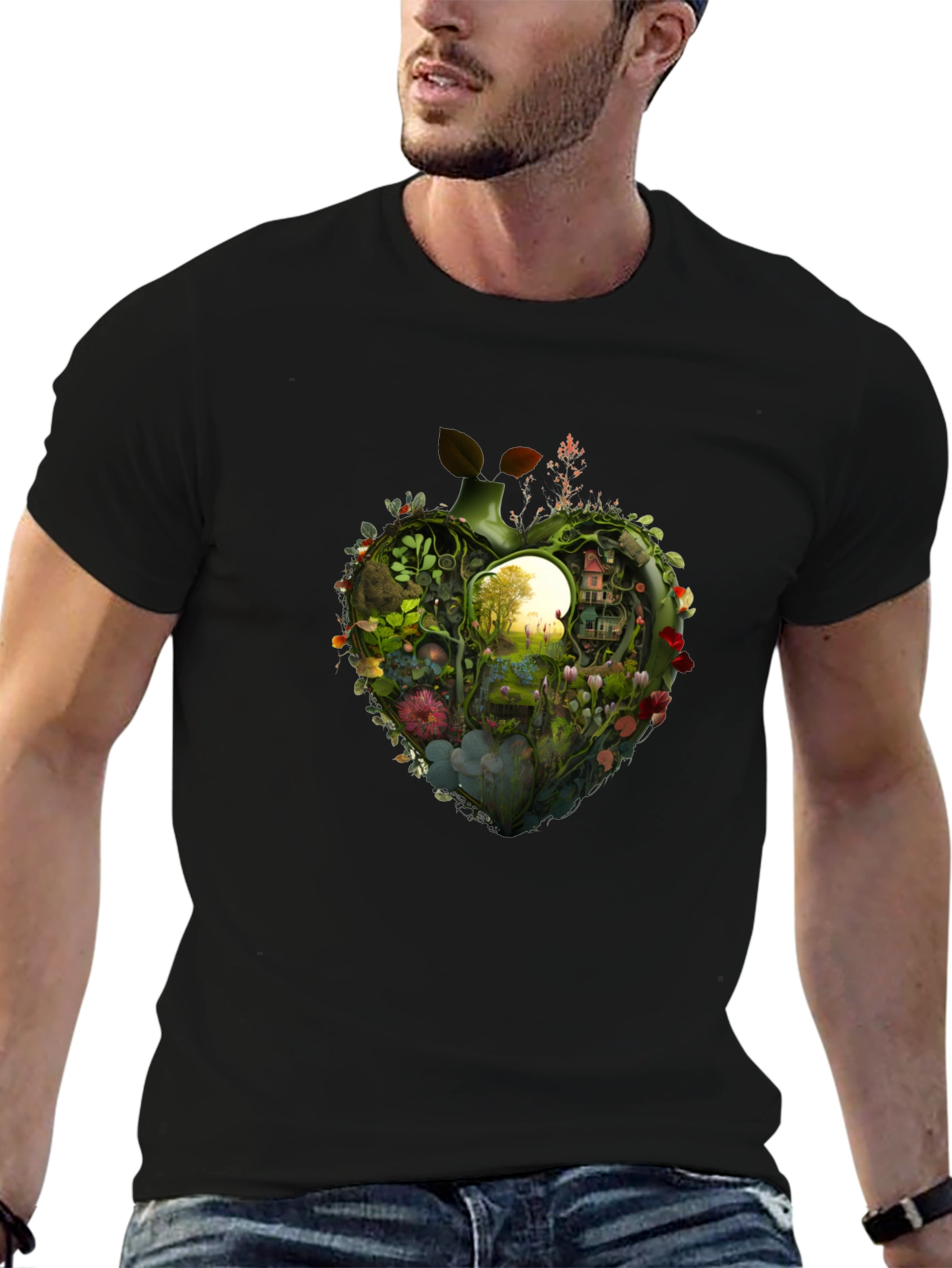 Heart Garden Print Tee
