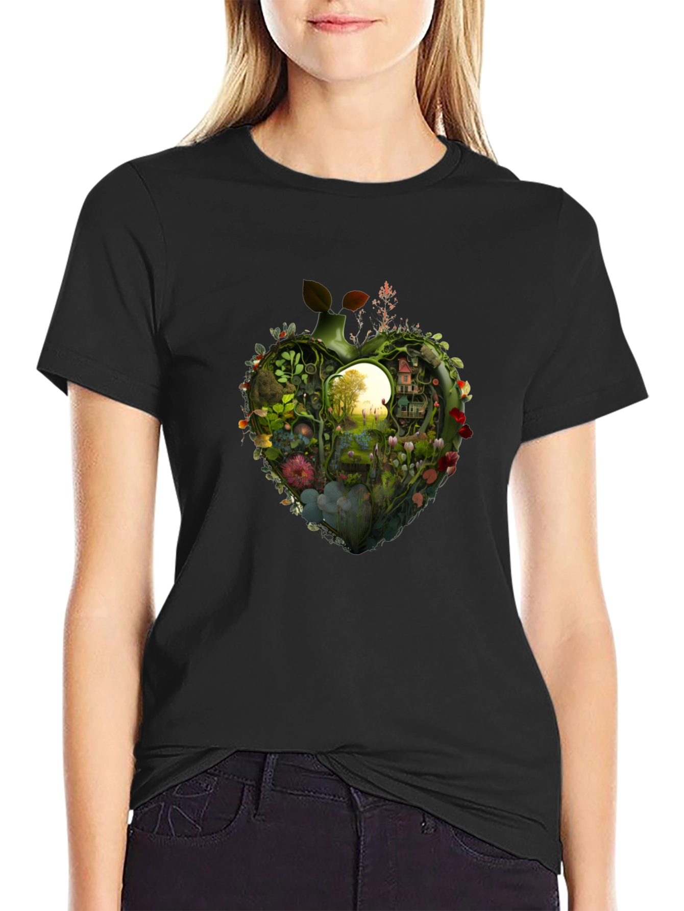 Heart Garden Print Tee