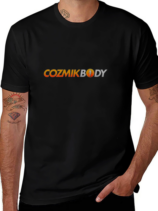 Cozmik Body Graphic T-Shirt - Stylish Black Tee