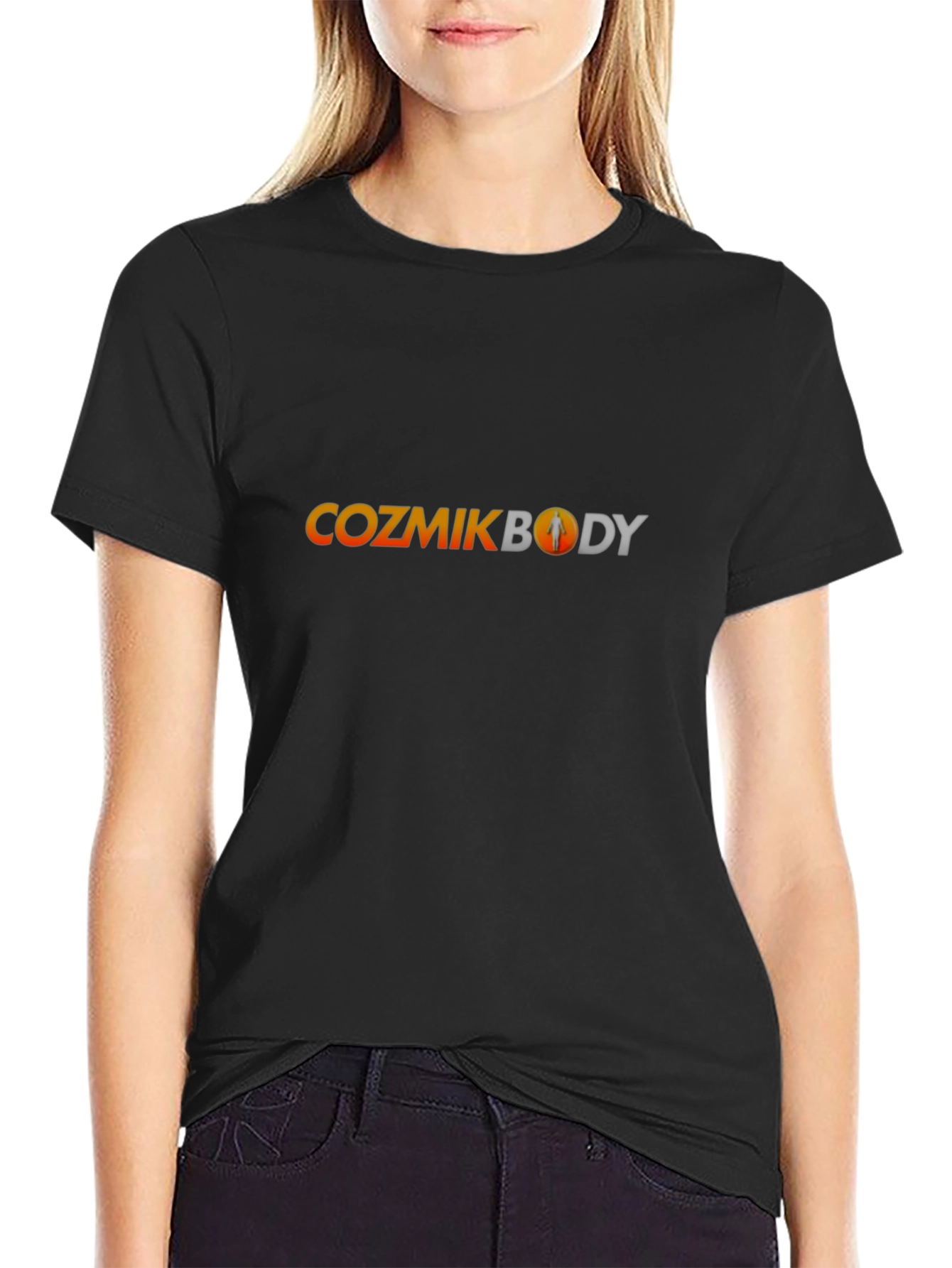 Cozmik Body Graphic T-Shirt - Stylish Black Tee