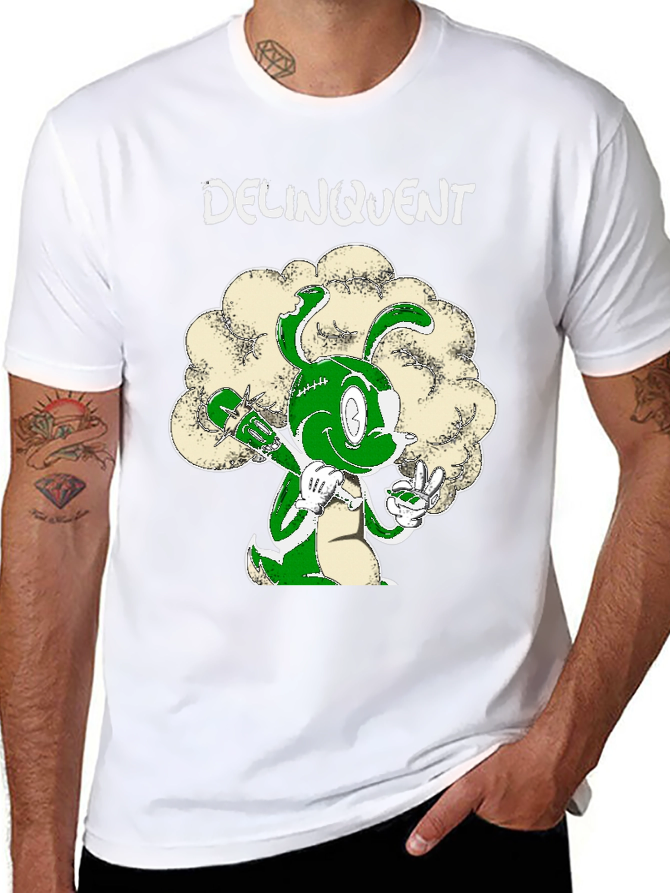 Delinquent Bunny T-Shirt - Graphic Tee