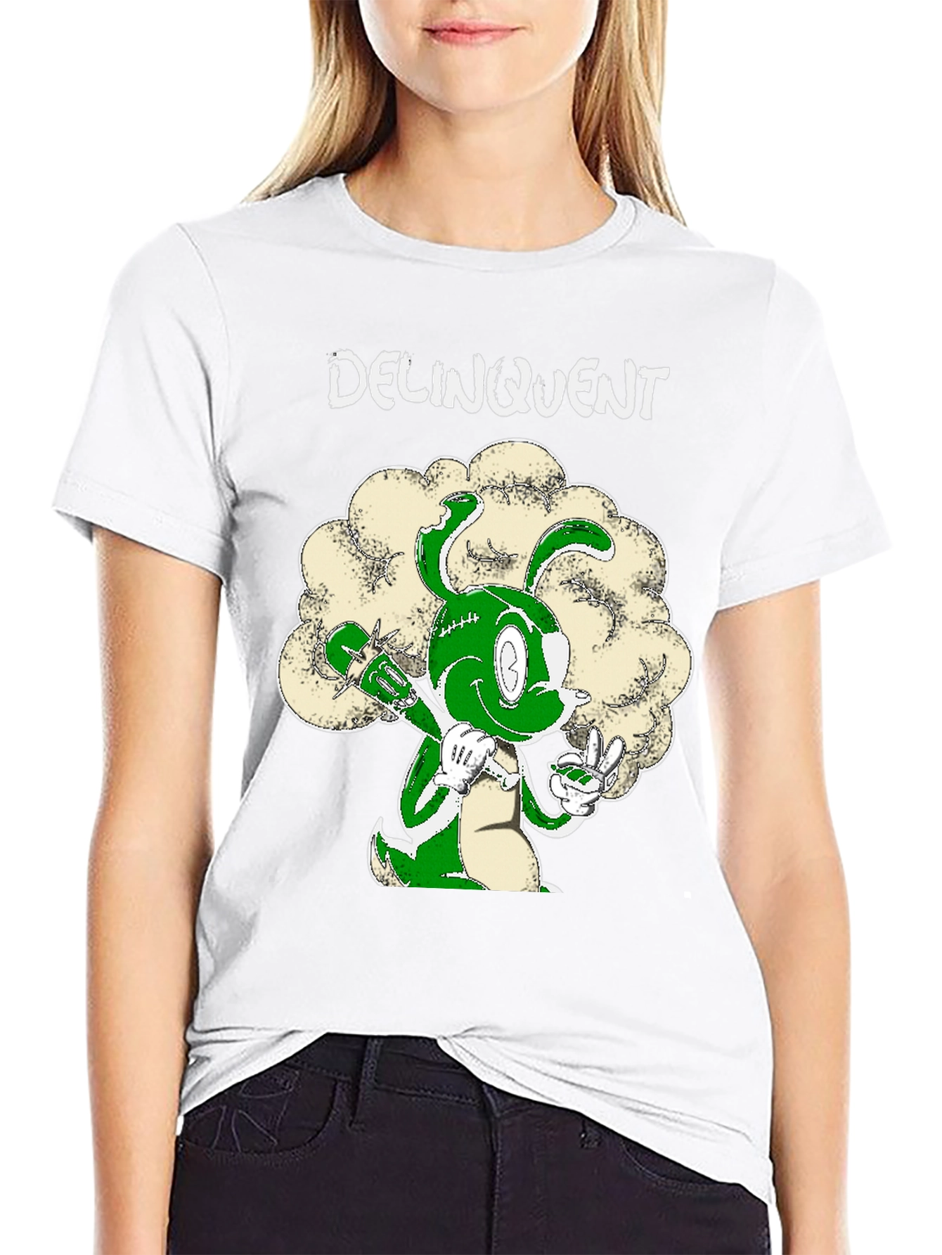 Delinquent Bunny T-Shirt - Graphic Tee