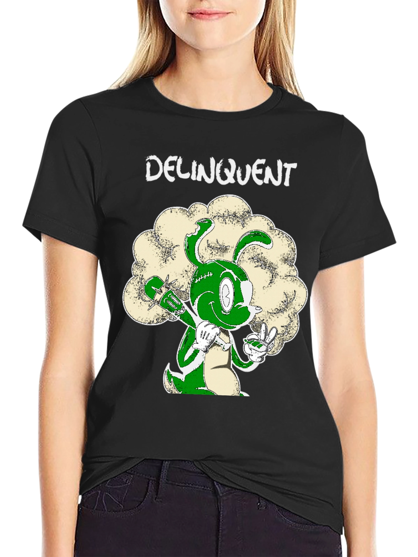 Delinquent Bunny T-Shirt - Graphic Tee