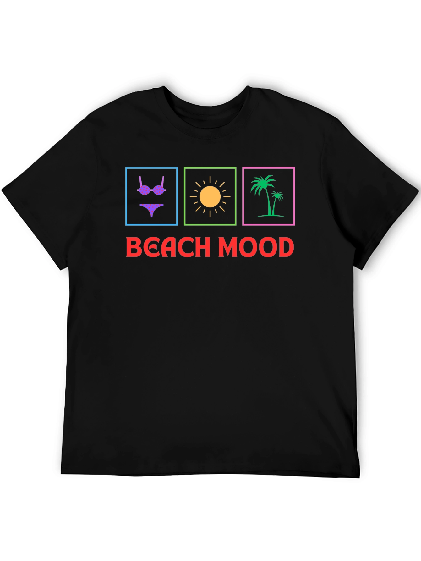 Beach Mood Graphic Tee - Summer Vibes T-Shirt