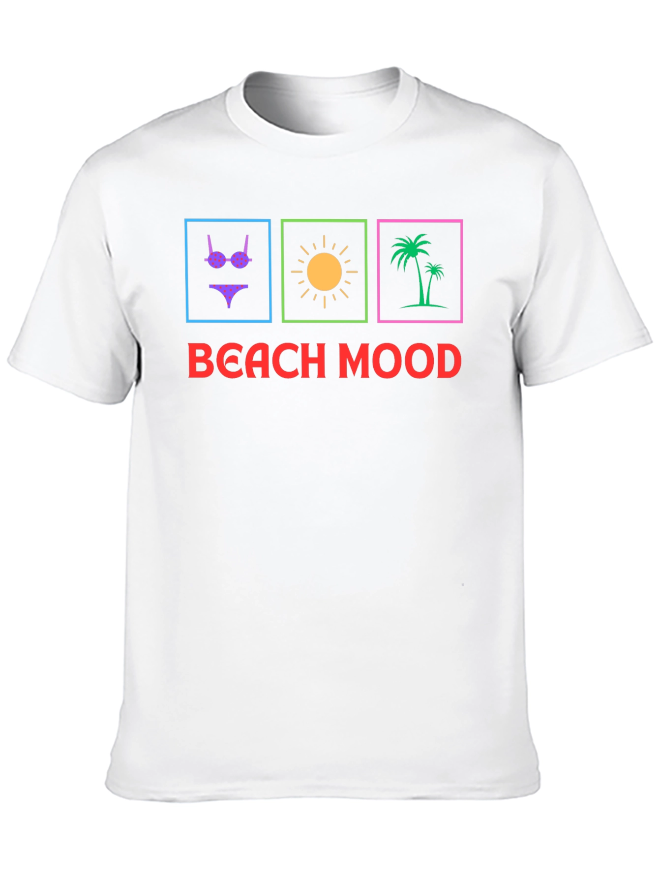 Beach Mood Graphic Tee - Summer Vibes T-Shirt