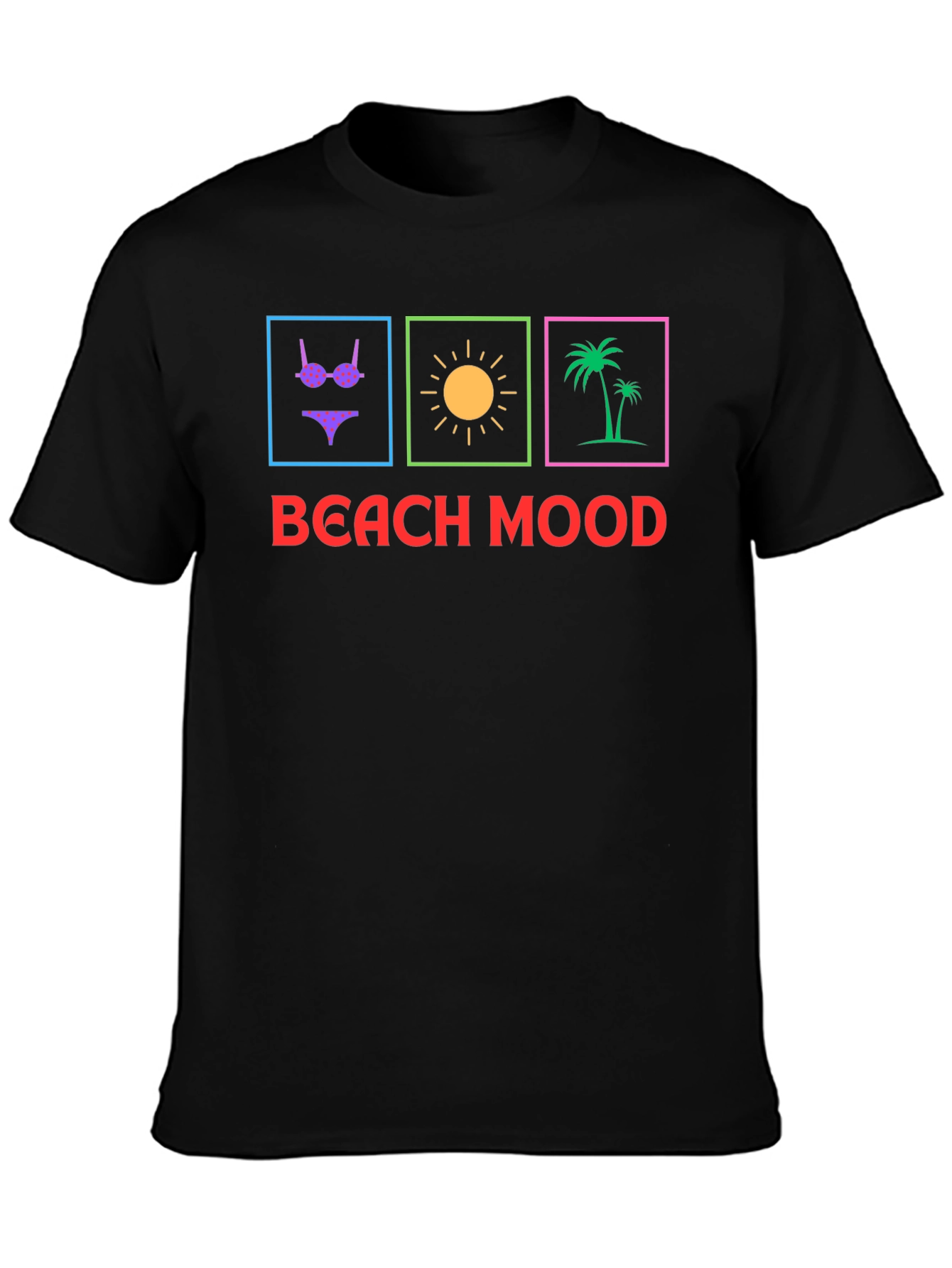 Beach Mood Graphic Tee - Summer Vibes T-Shirt
