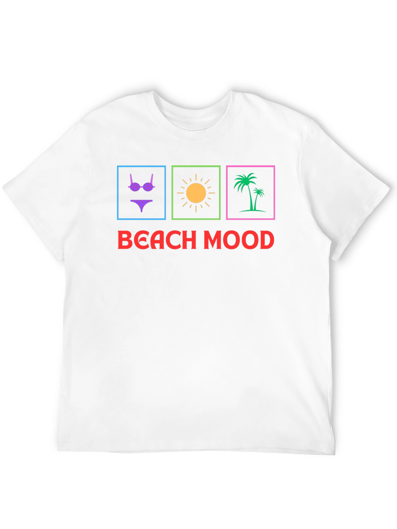 Beach Mood Graphic Tee - Summer Vibes T-Shirt