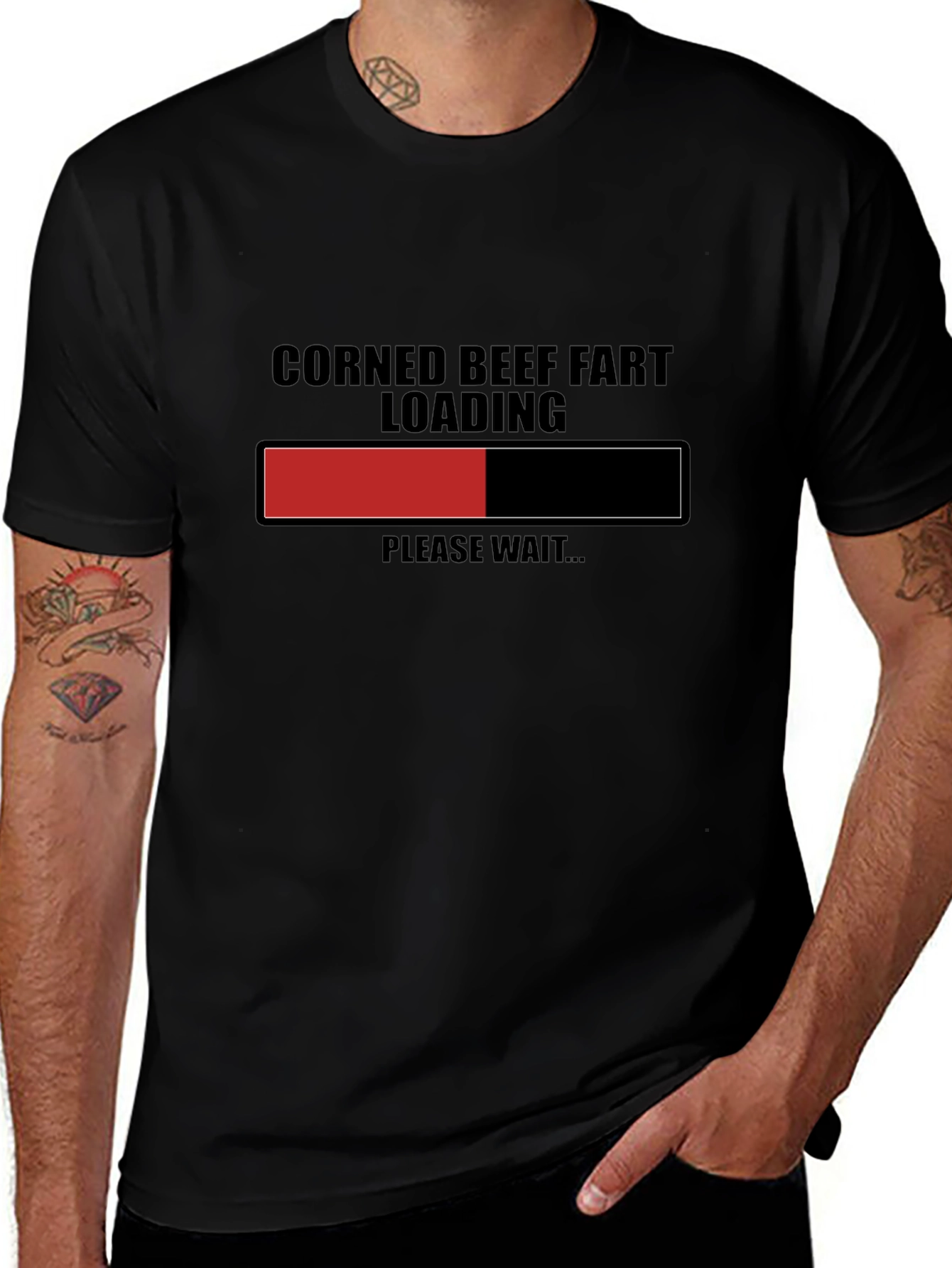 Corned Beef Fart Loading Graphic Tee