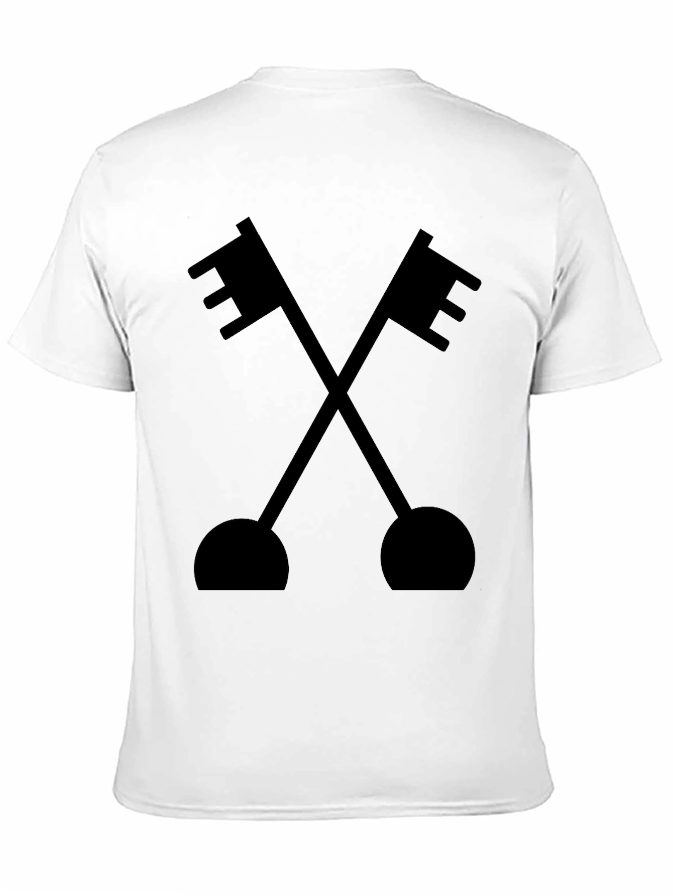 Crossed Keys Graphic Tee - Classic Black T-Shirt
