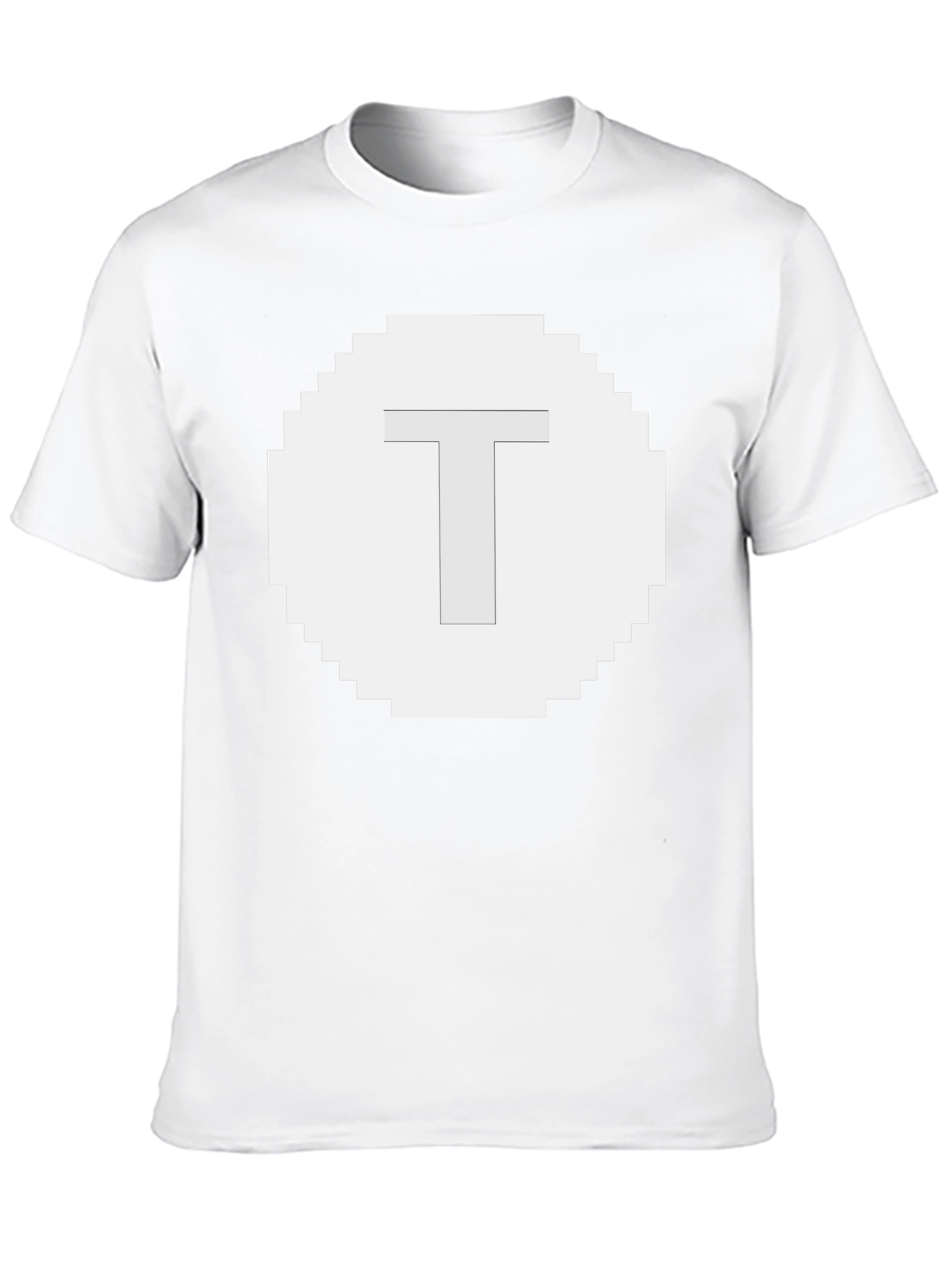 Pixel T Graphic Tee - Black Casual Shirt