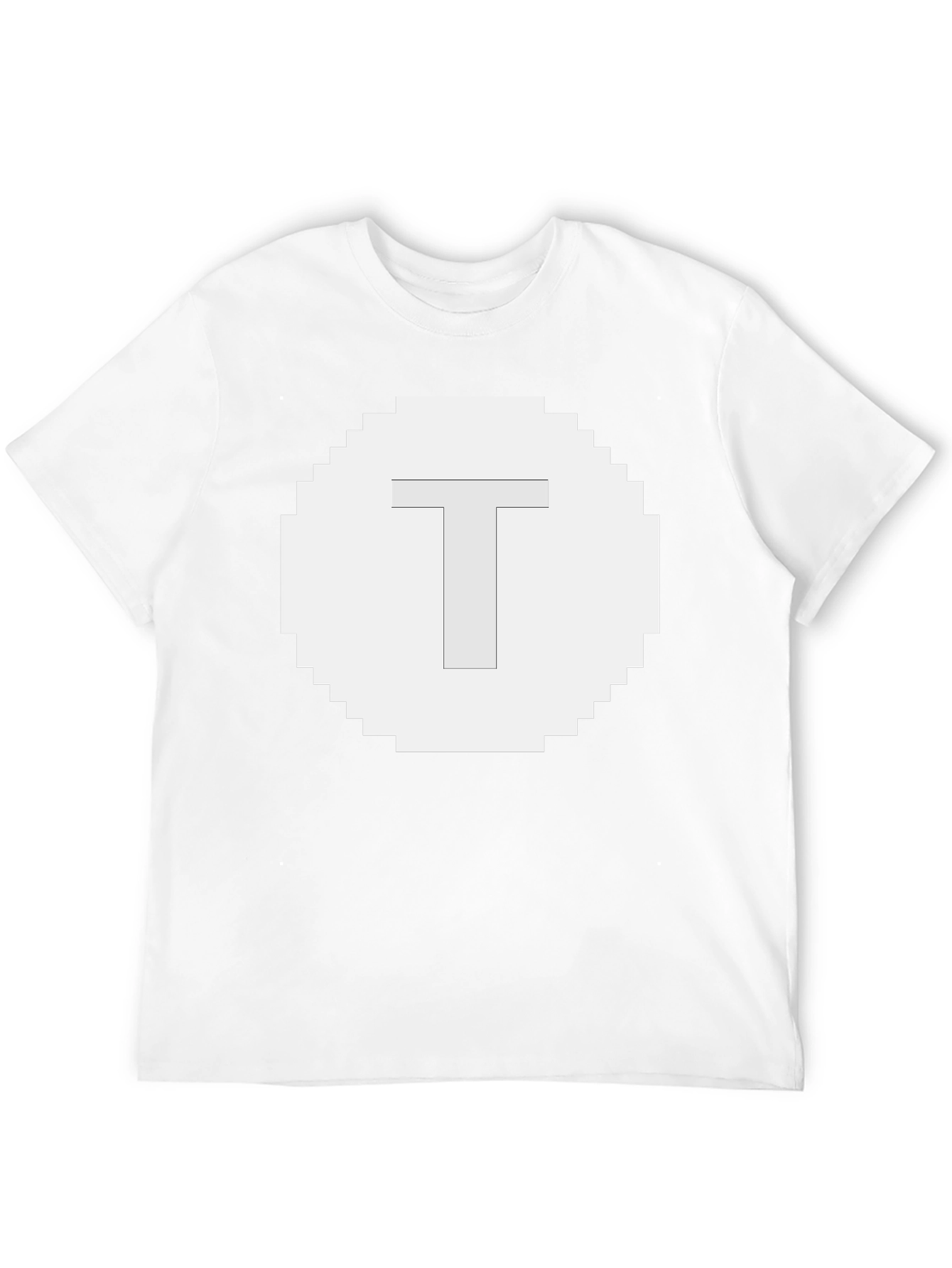 Pixel T Graphic Tee - Black Casual Shirt