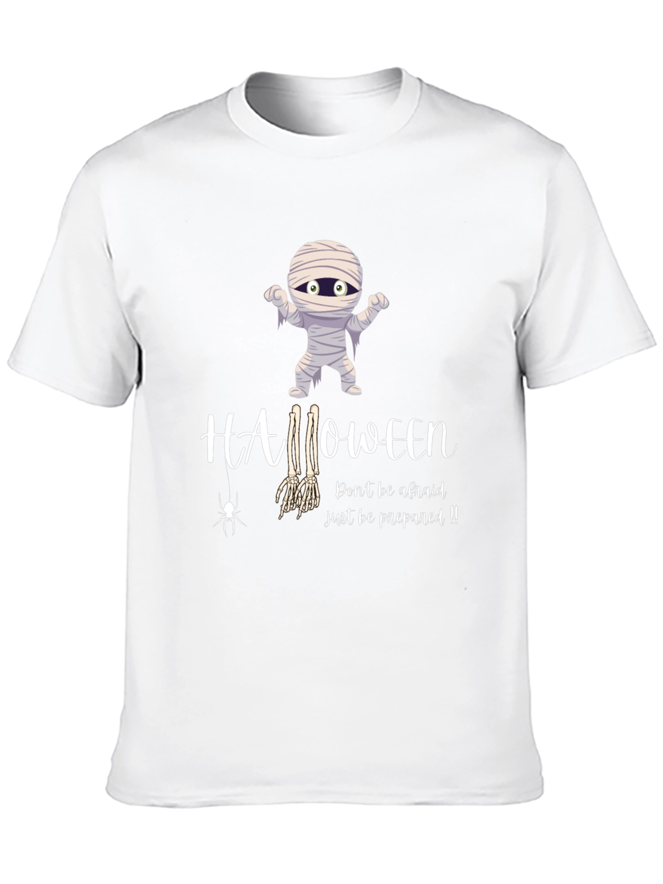 Halloween Mummy Graphic T-Shirt - Be Prepared!