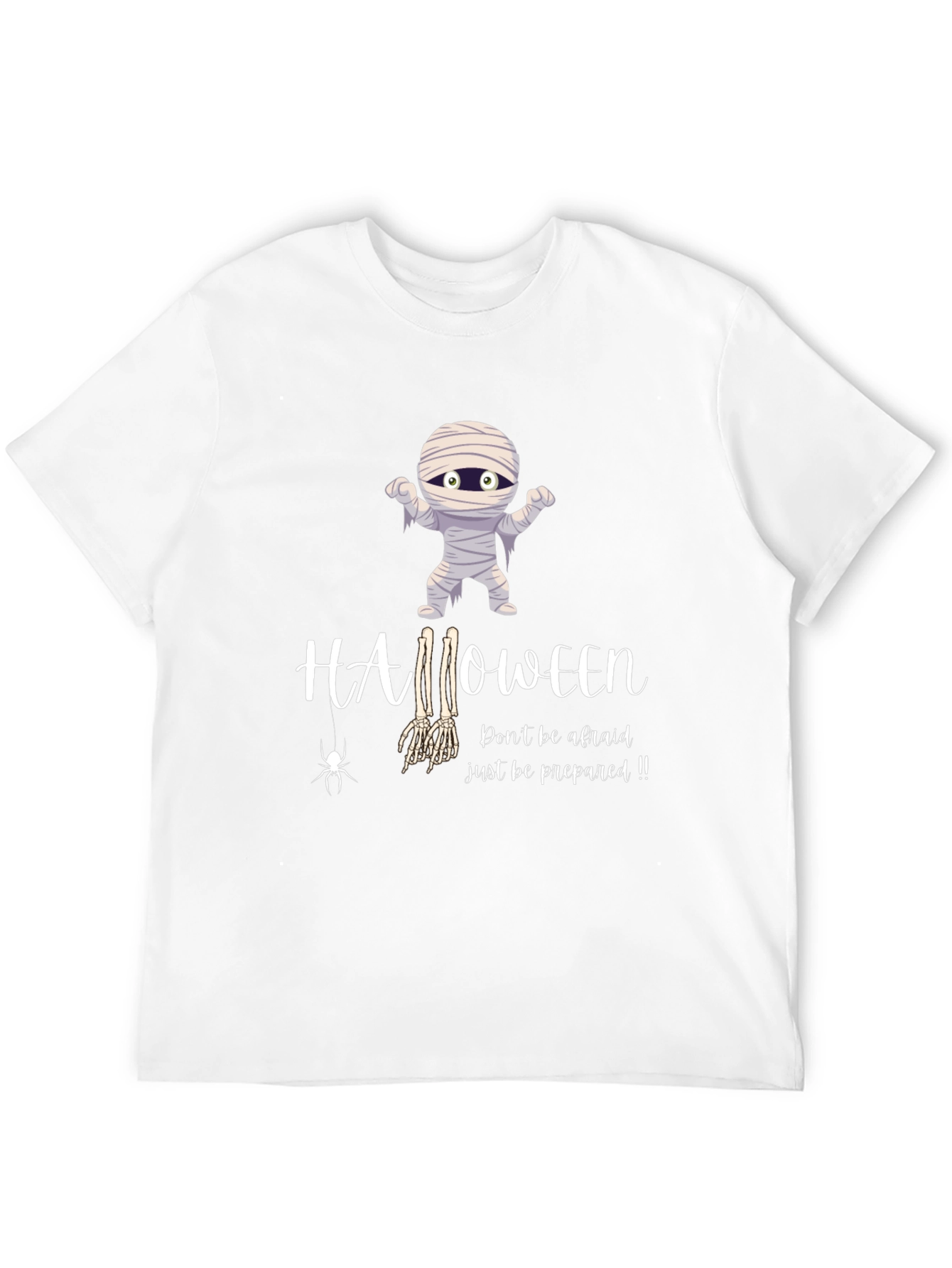 Halloween Mummy Graphic T-Shirt - Be Prepared!