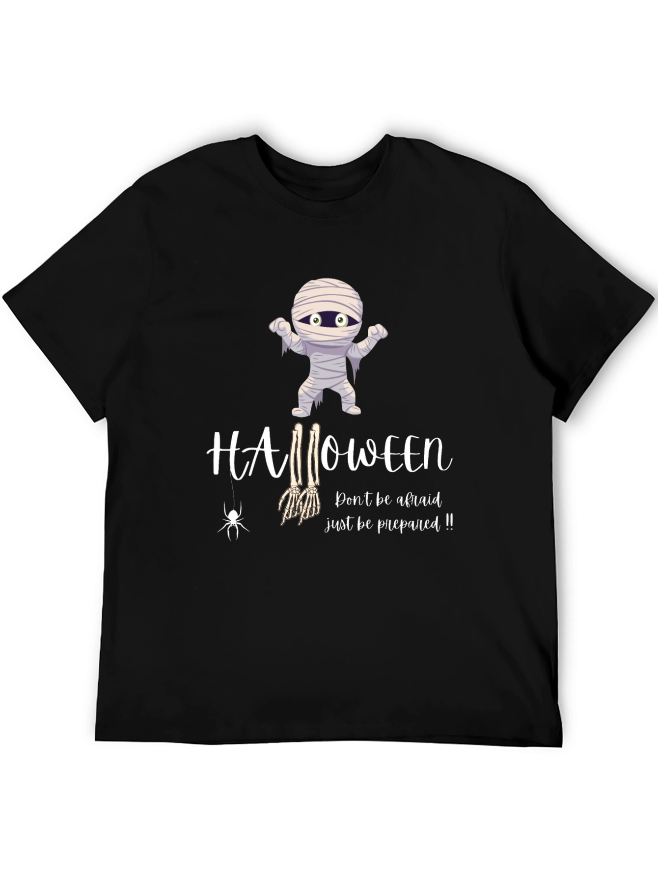Halloween Mummy Graphic T-Shirt - Be Prepared!
