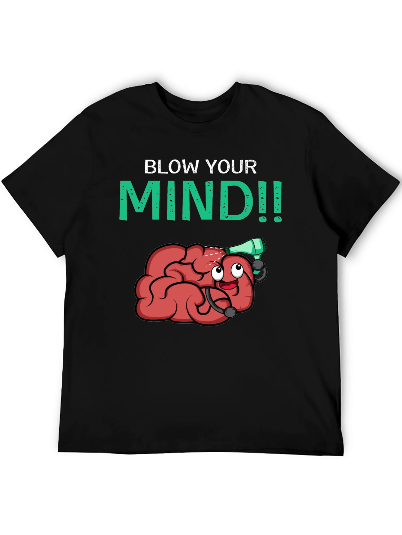 Blow Your Mind T-Shirt - Funny Brain Cartoon Tee