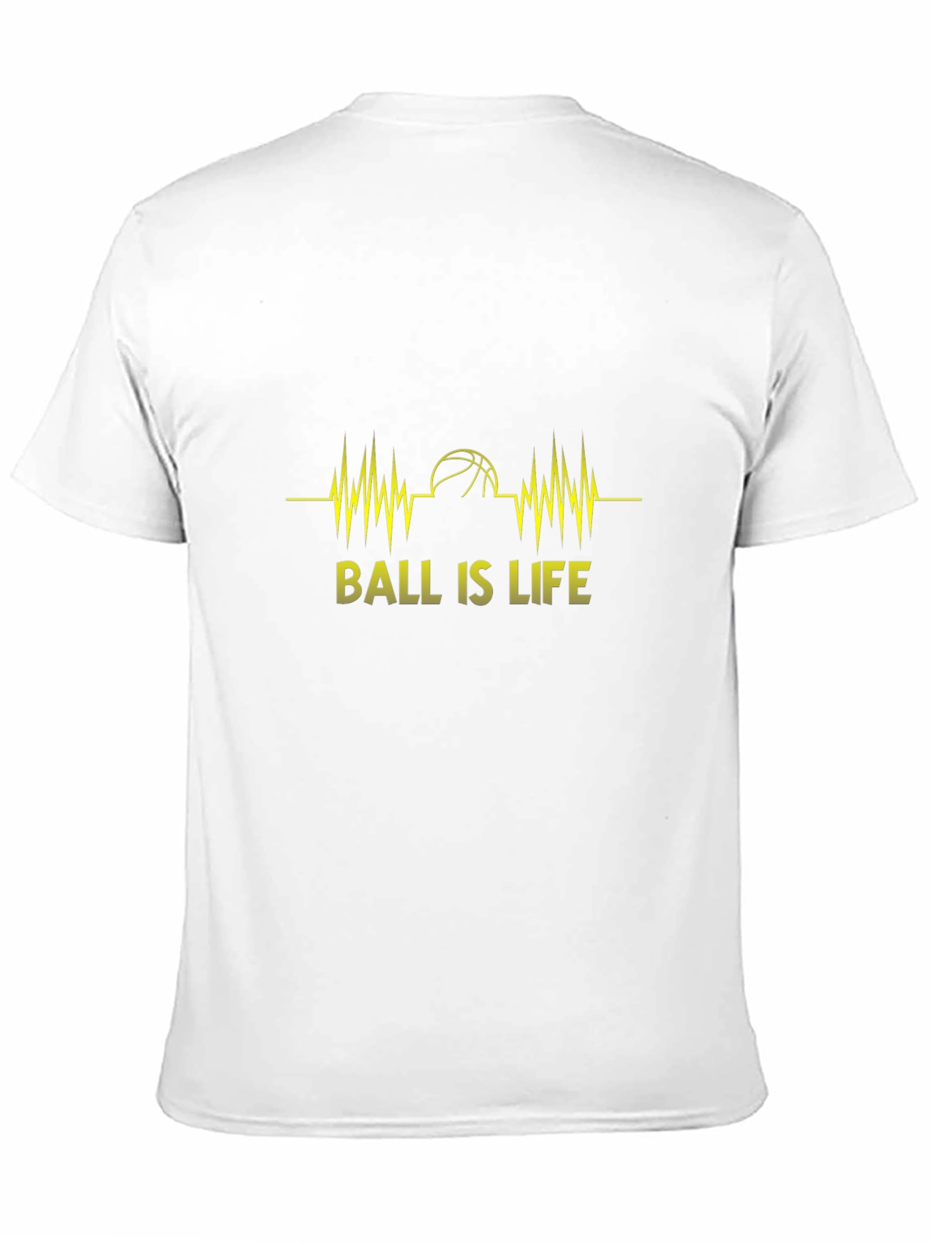 Ball is Life Graphic Tee - Black Cotton T-Shirt