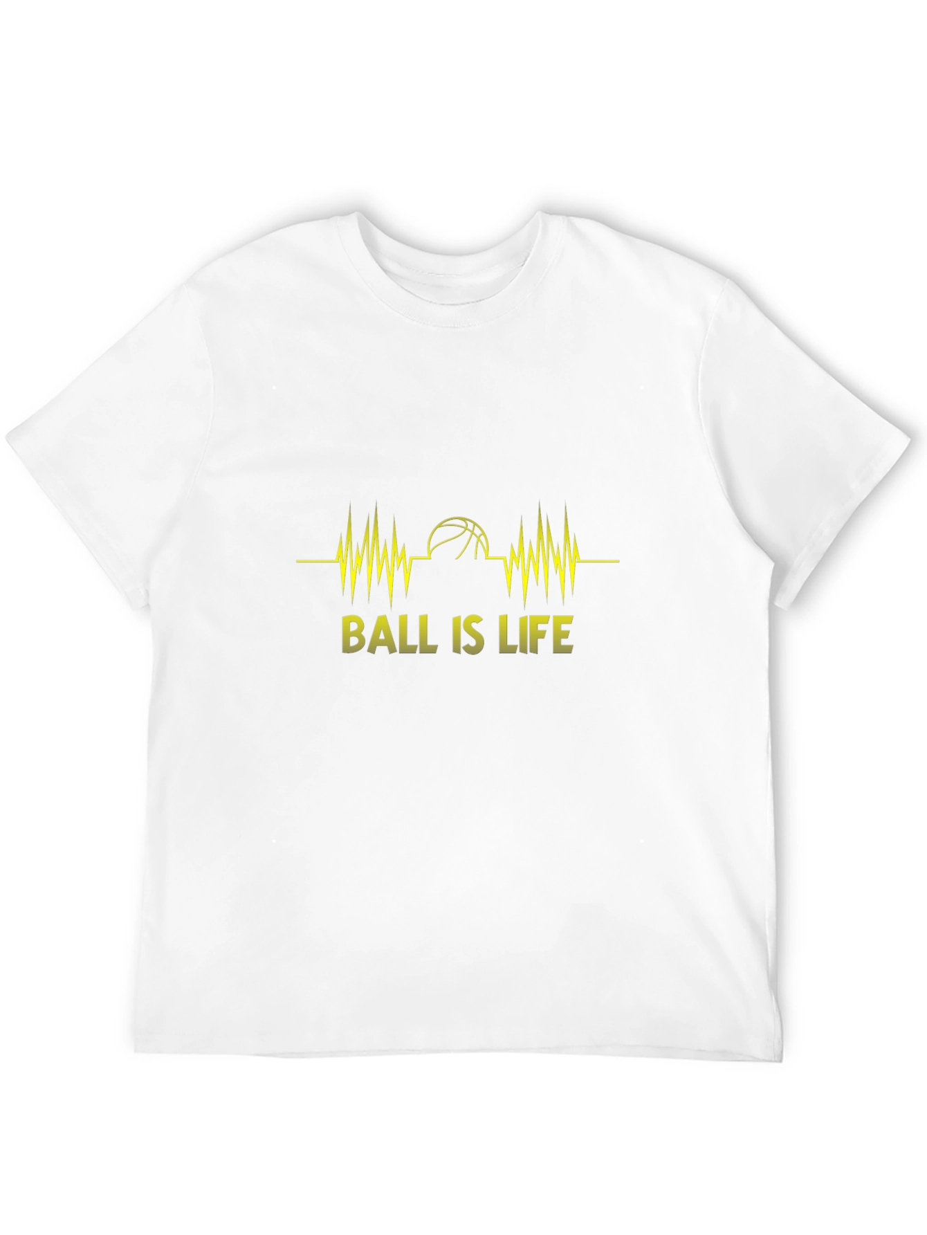 Ball is Life Graphic Tee - Black Cotton T-Shirt