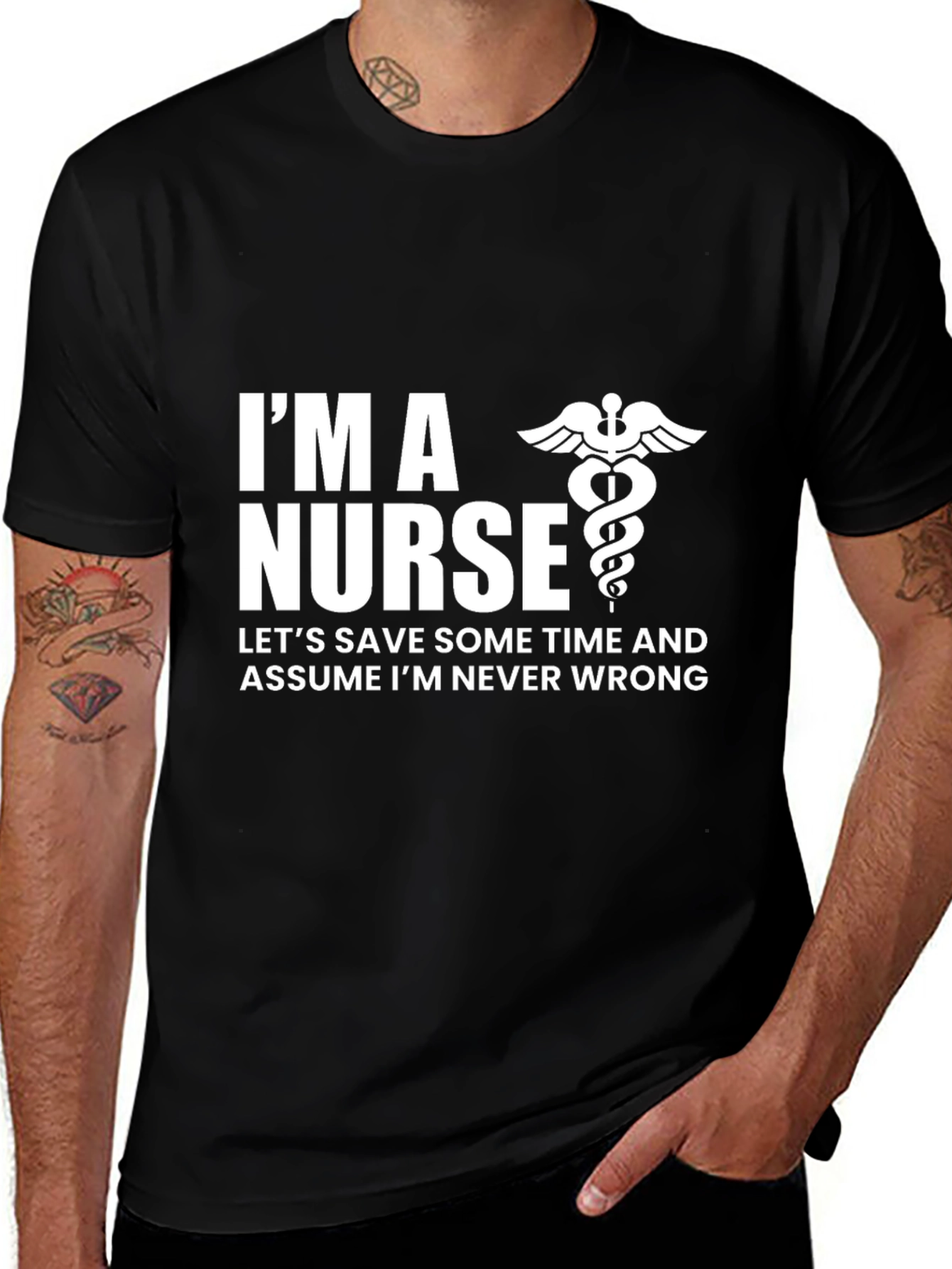 Im a Nurse Funny Graphic Tee