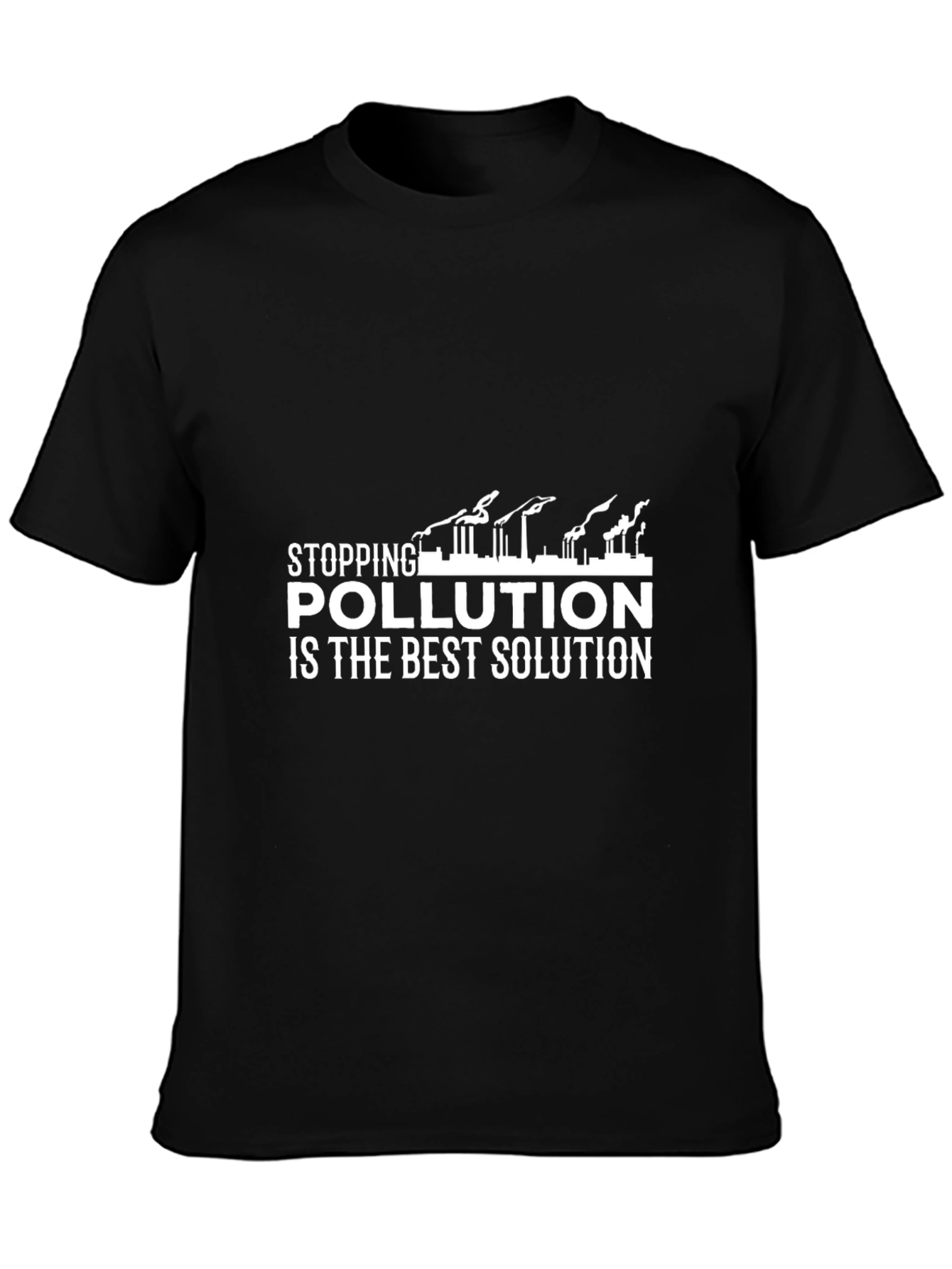 Stop Pollution Graphic T-Shirt