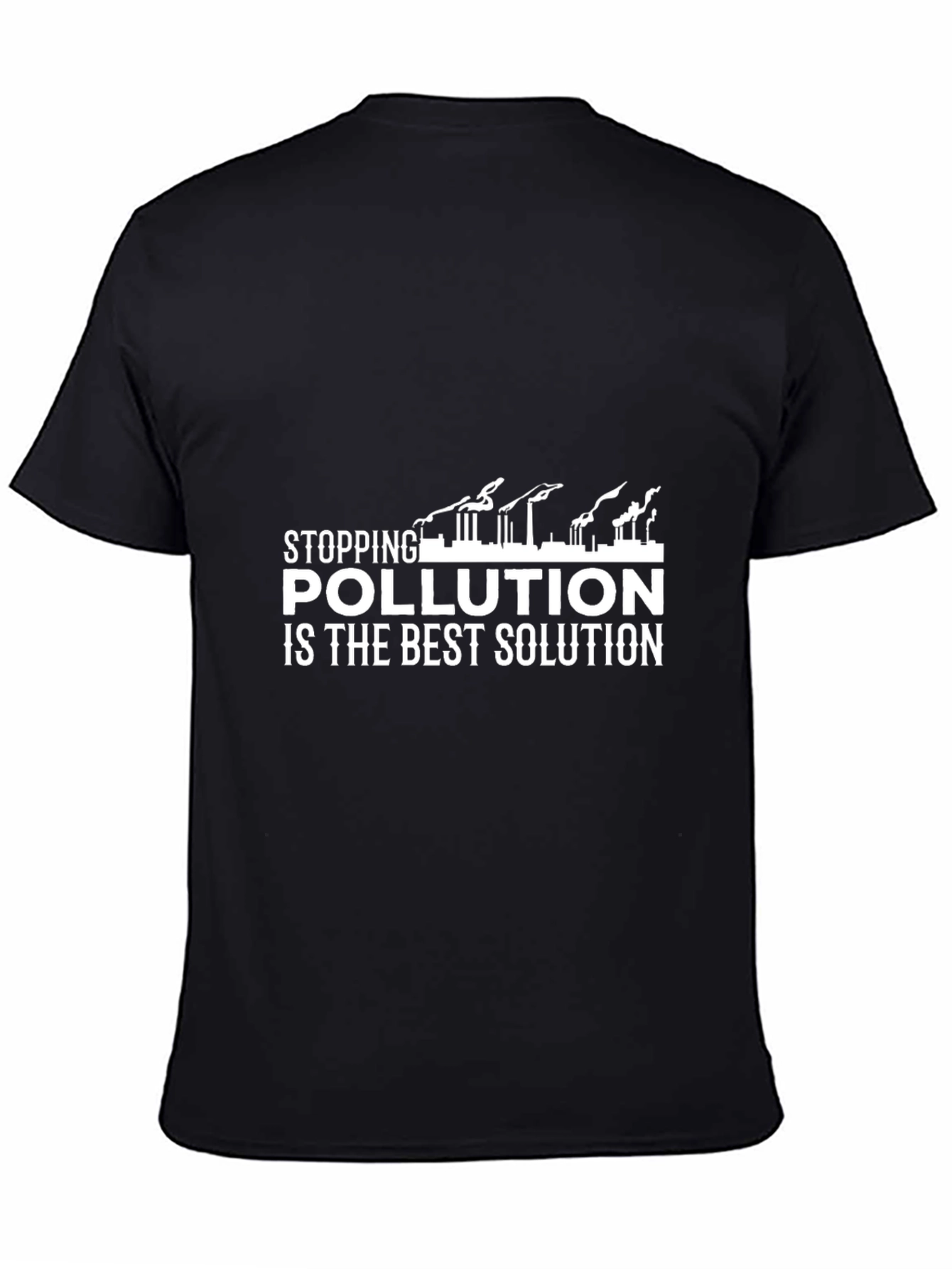 Stop Pollution Graphic T-Shirt