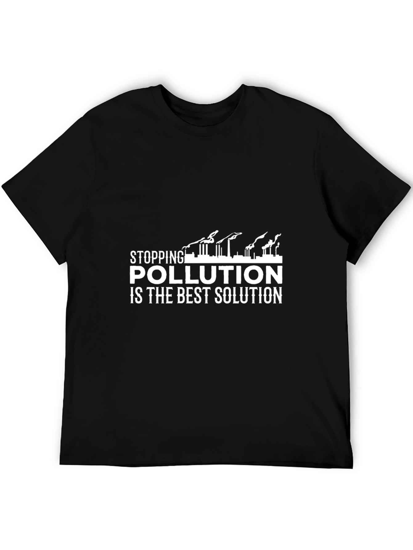 Stop Pollution Graphic T-Shirt
