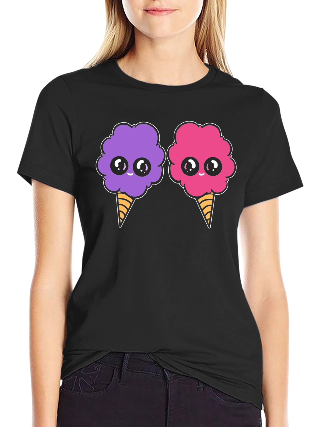 Cotton Candy Kawaii Graphic T-Shirt
