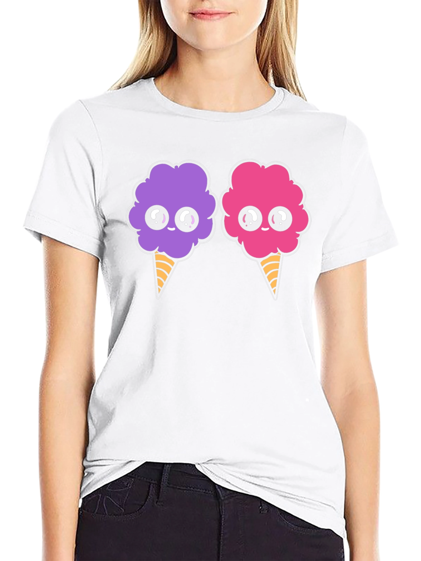 Cotton Candy Kawaii Graphic T-Shirt