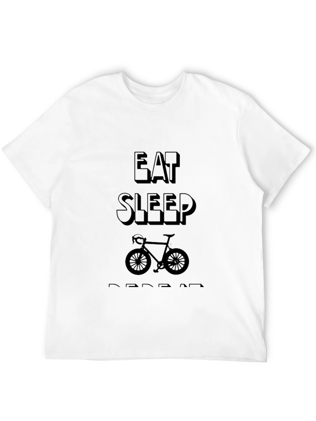 Eat Sleep Ride Repeat Black T-Shirt
