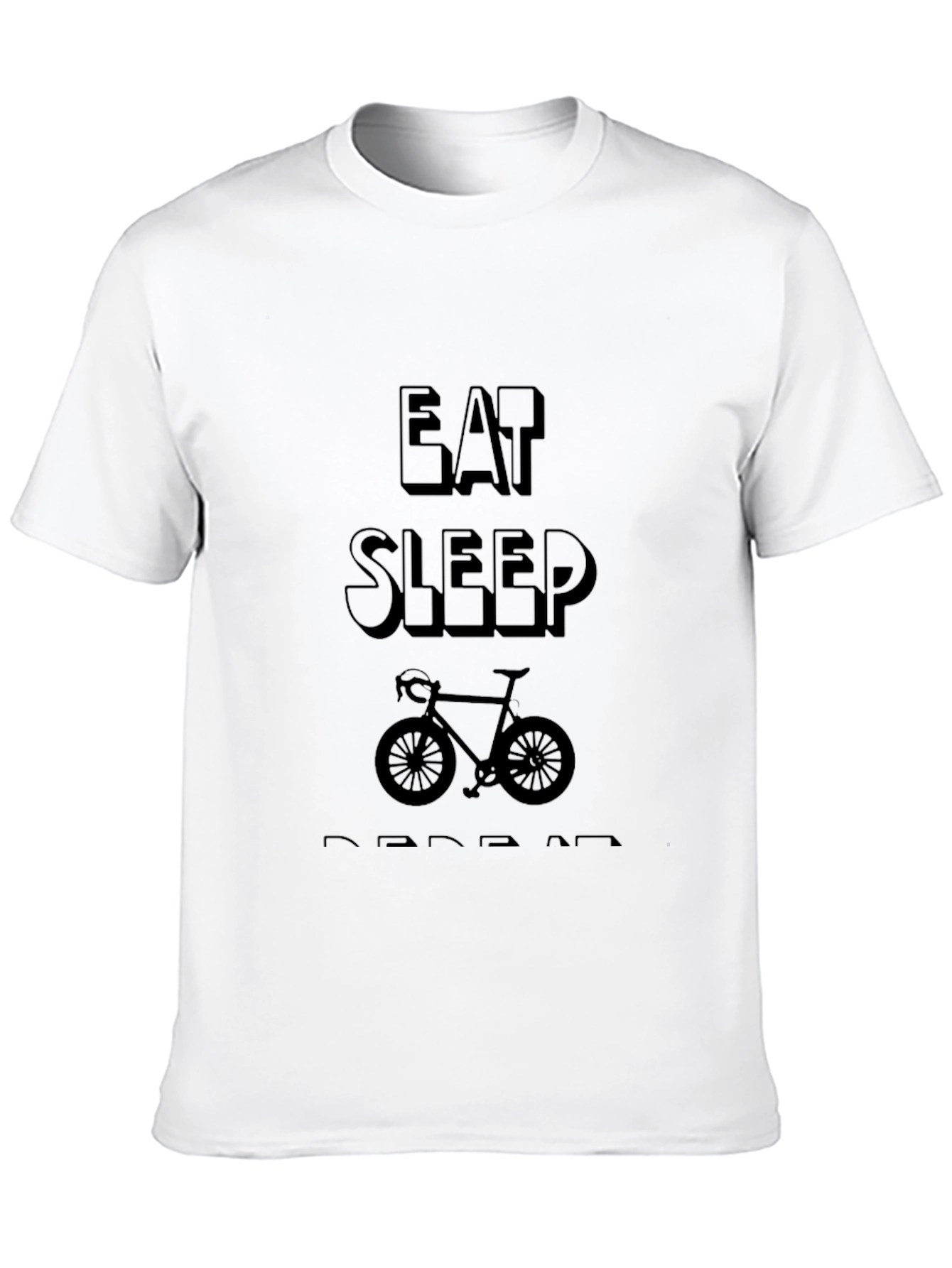 Eat Sleep Ride Repeat Black T-Shirt