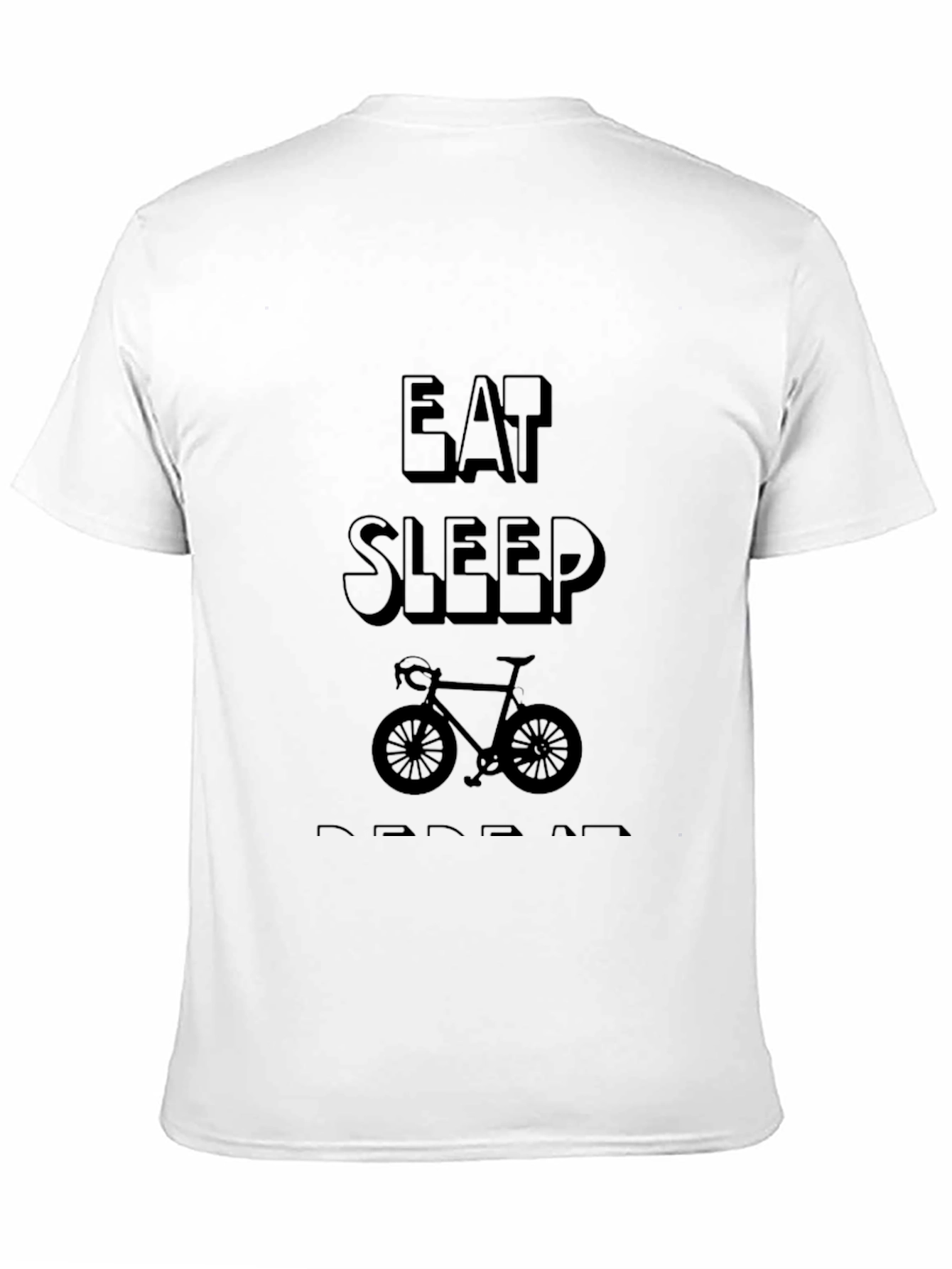 Eat Sleep Ride Repeat Black T-Shirt