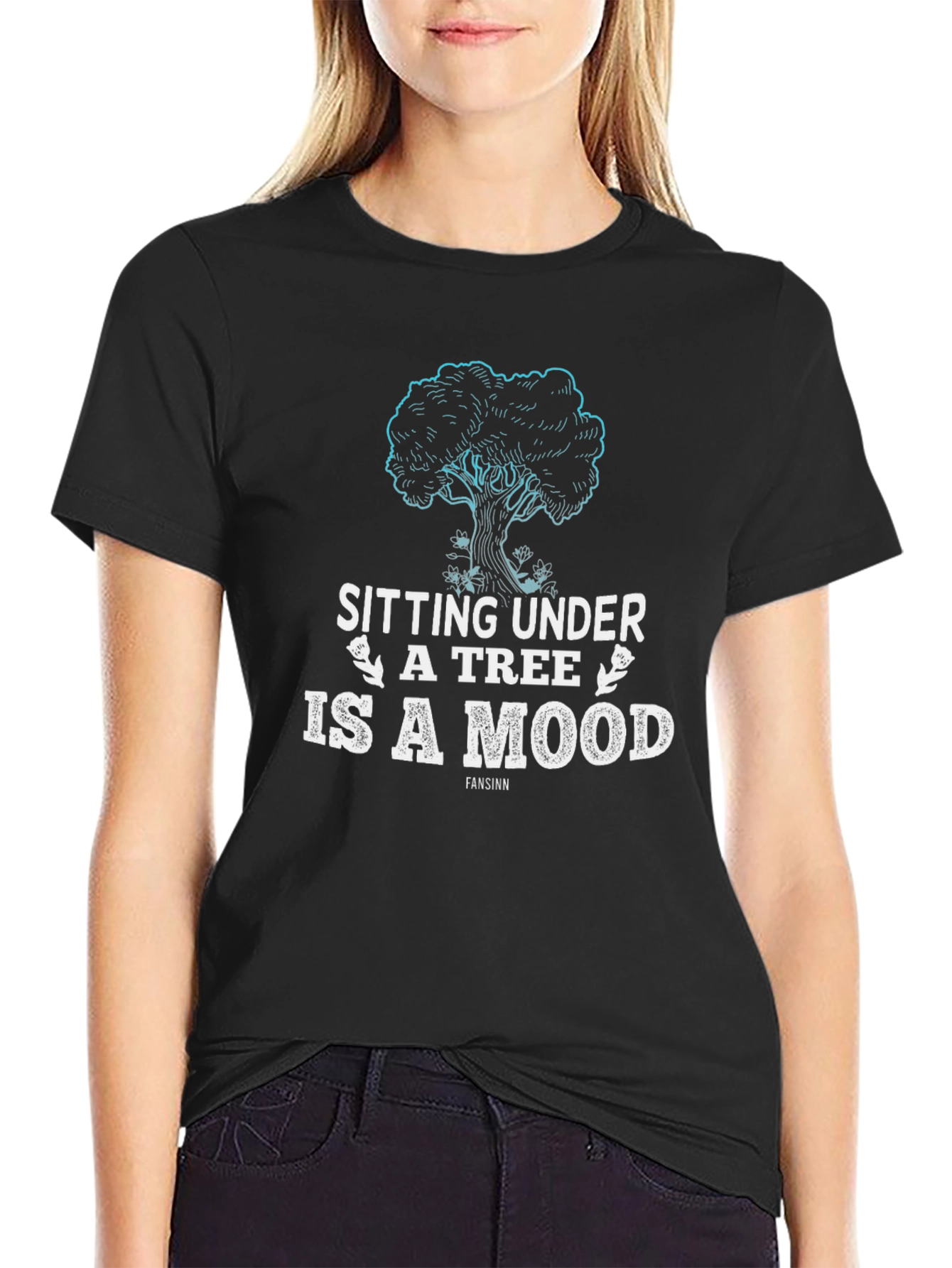 Sitting Under a Tree is a Mood Graphic Tee