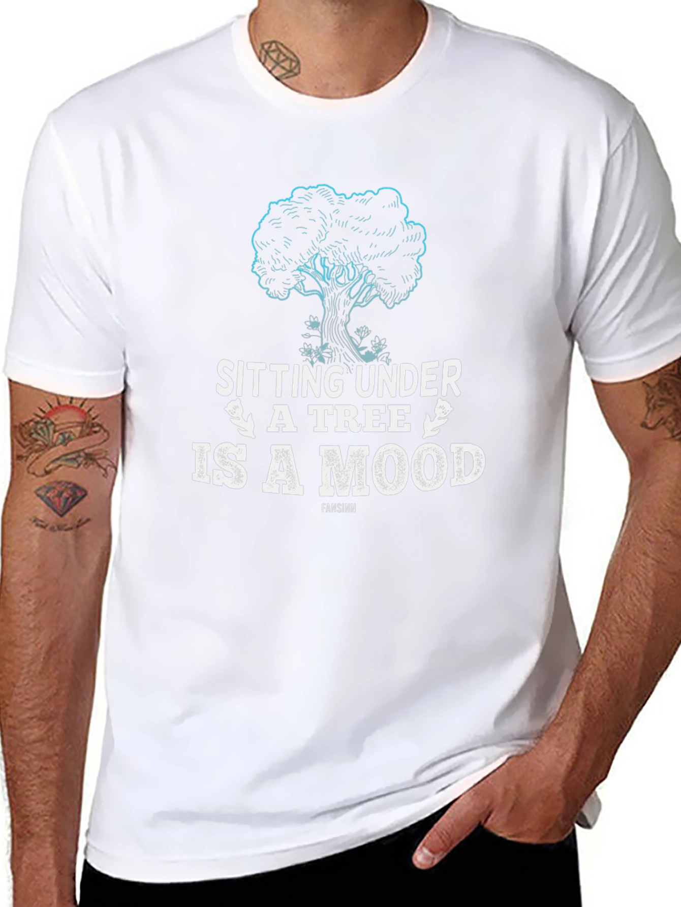 Sitting Under a Tree is a Mood Graphic Tee