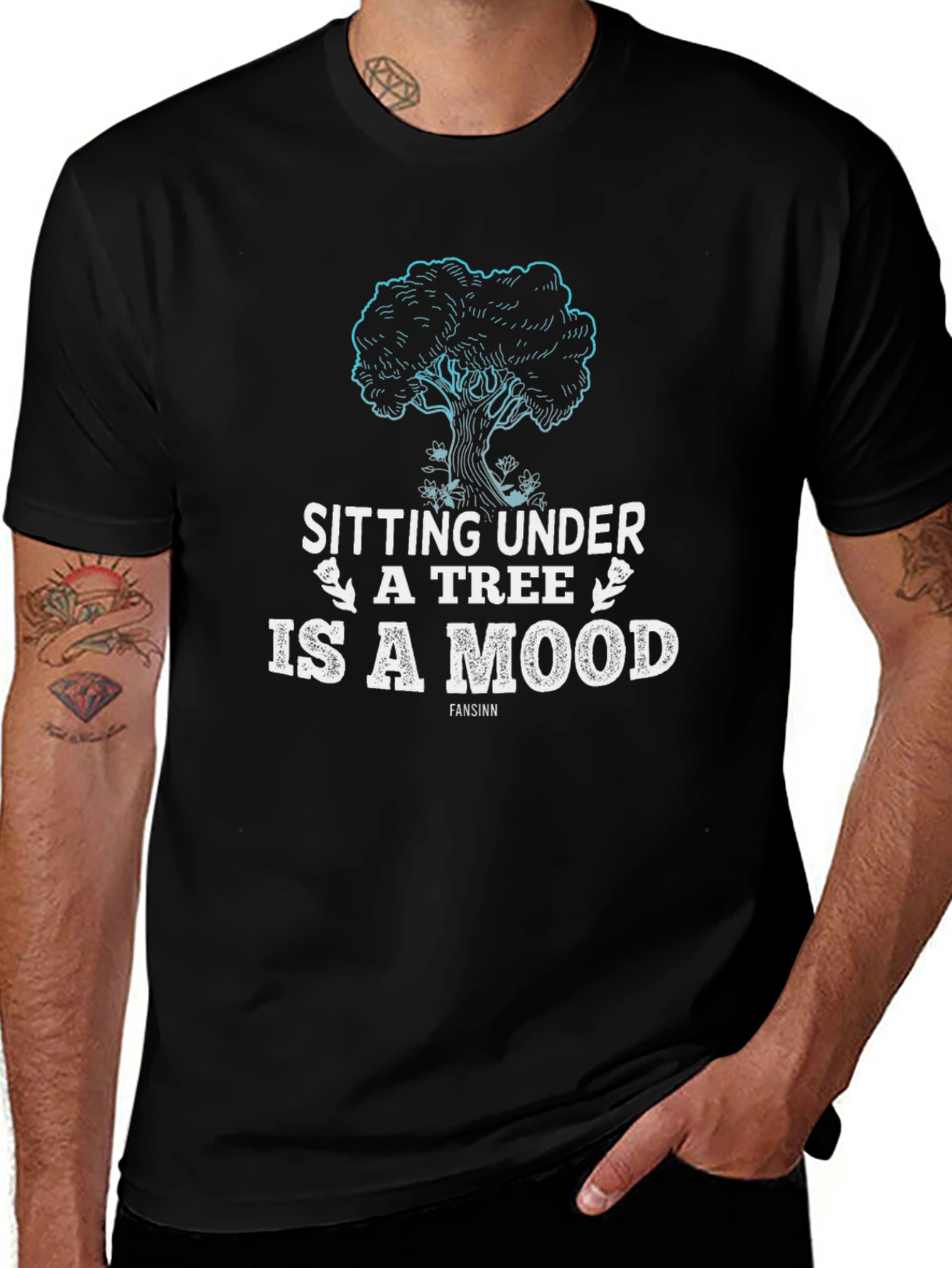 Sitting Under a Tree is a Mood Graphic Tee