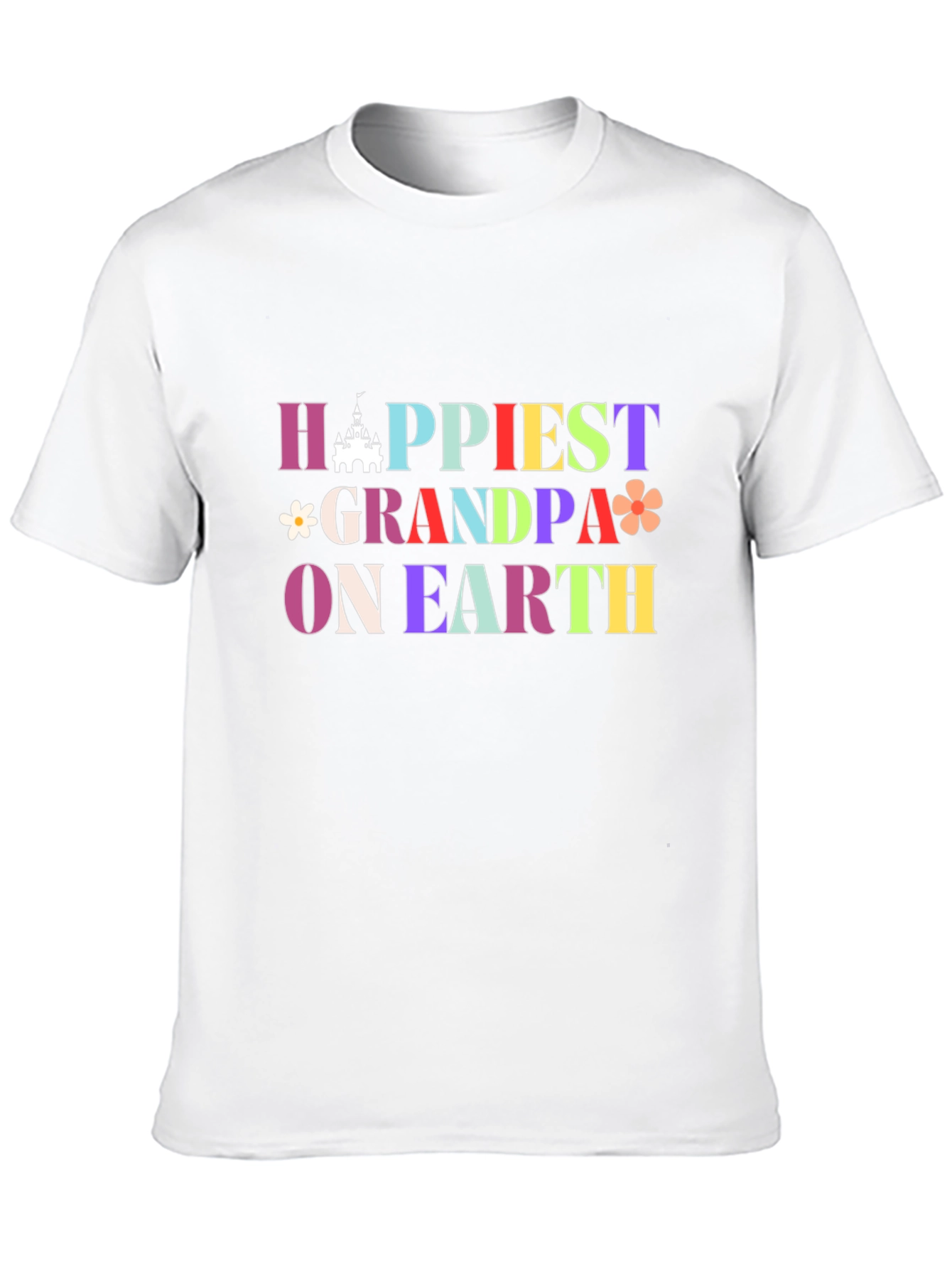 Happiest Grandpa on Earth Graphic T-Shirt