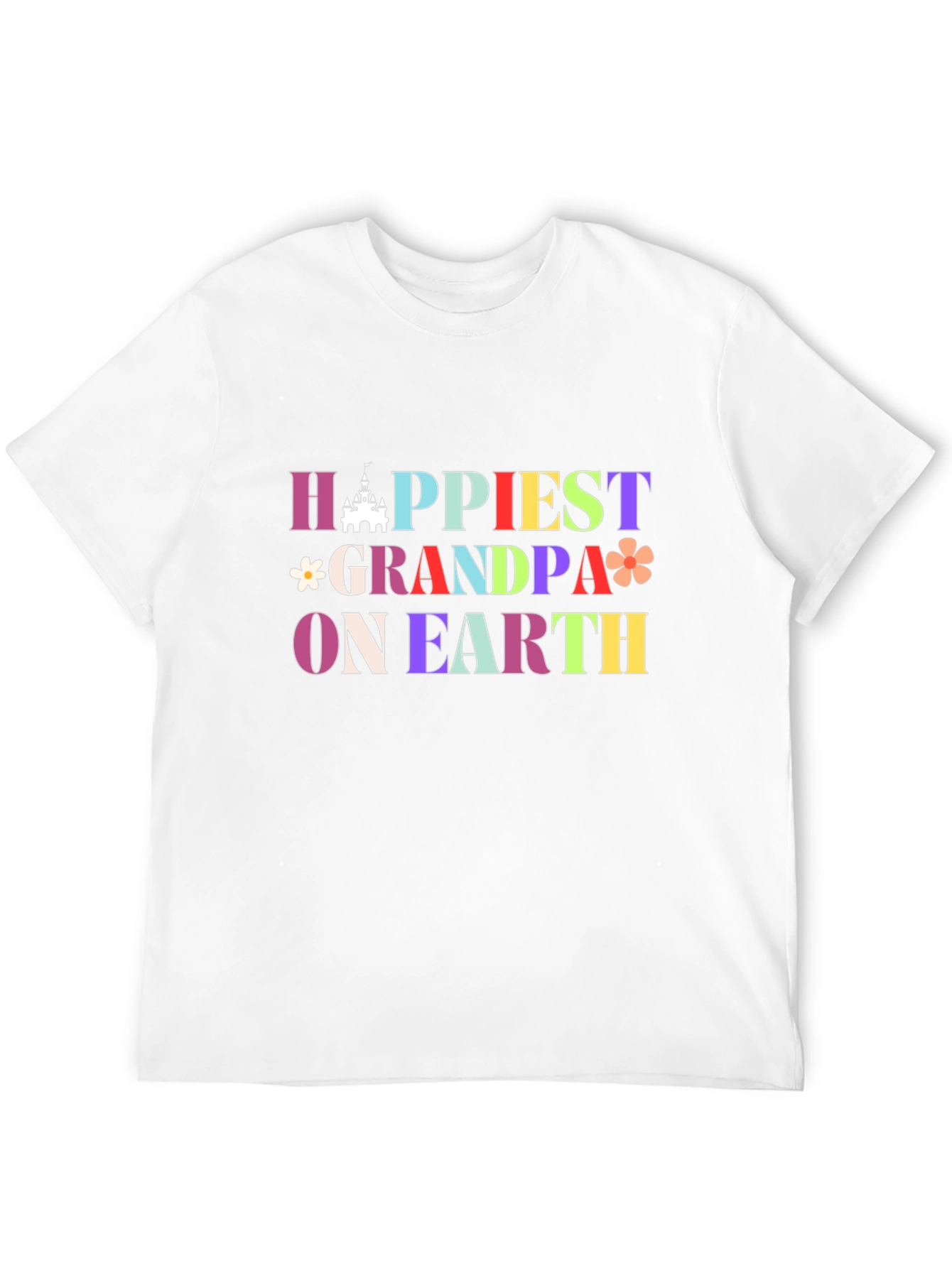 Happiest Grandpa on Earth Graphic T-Shirt
