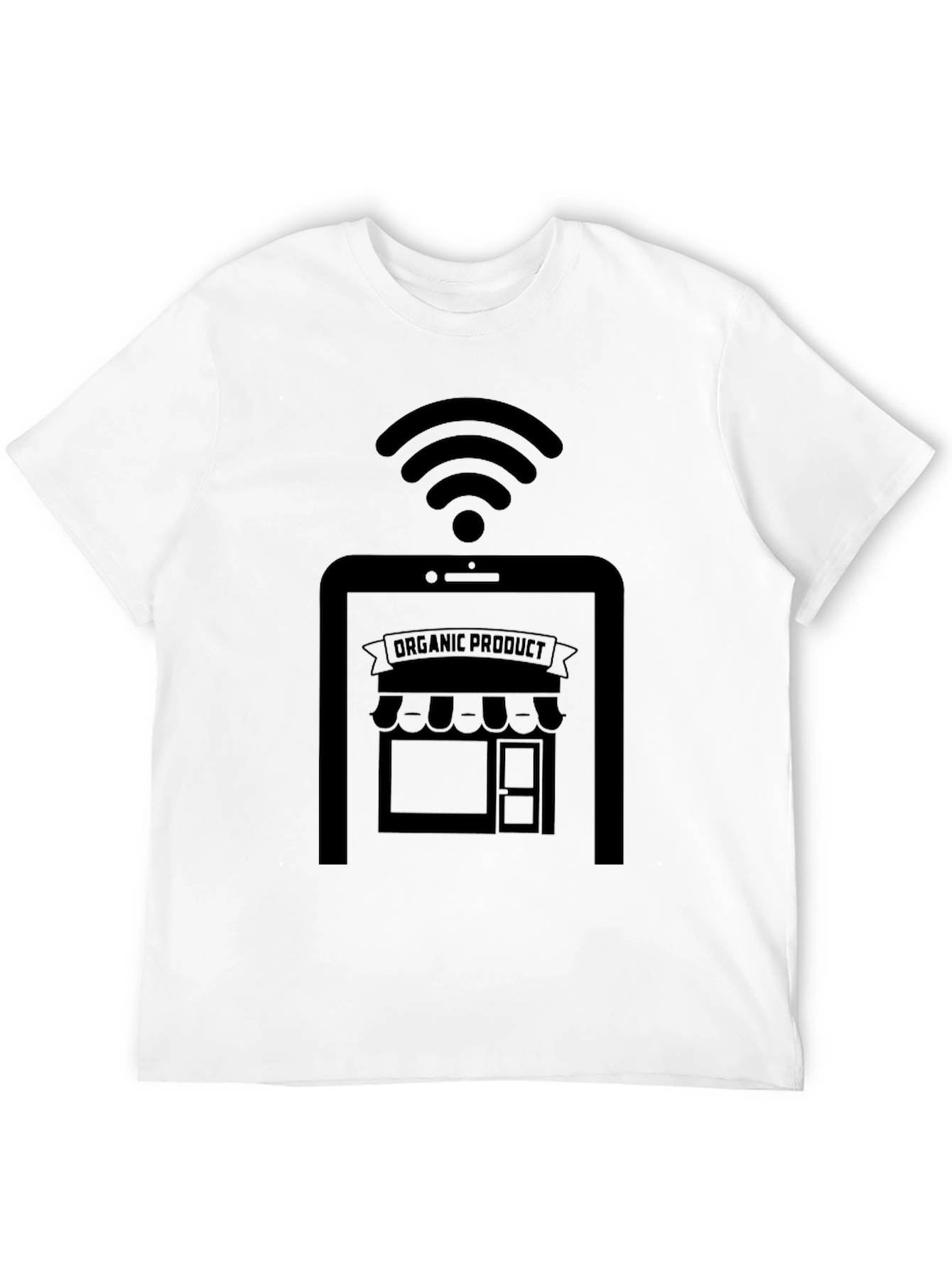 Organic Product Online Store Black T-Shirt