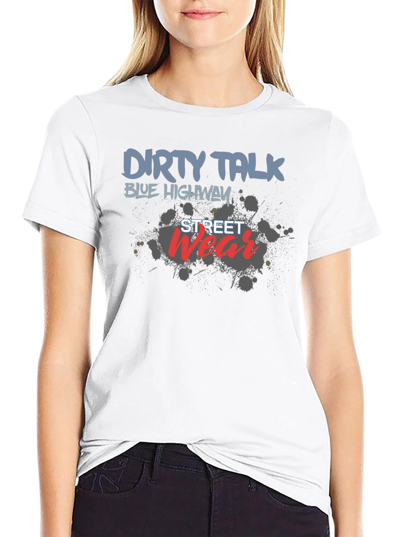 Dirty Talk Black Graphic Tee