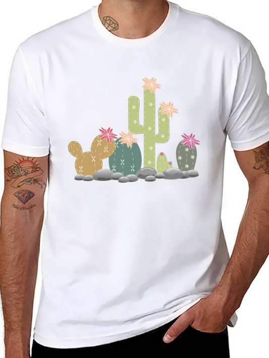 Cactus Graphic Tee - Desert Plant Shirt