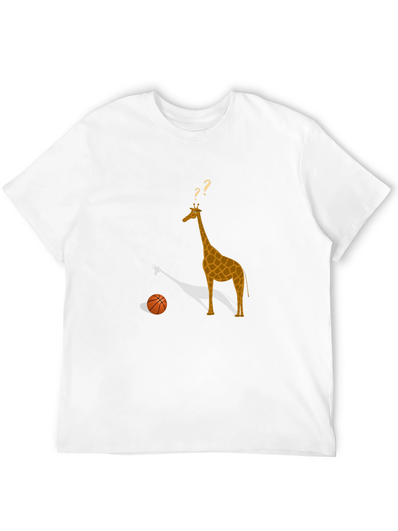 Giraffe & Basketball Graphic Tee - Curious Style