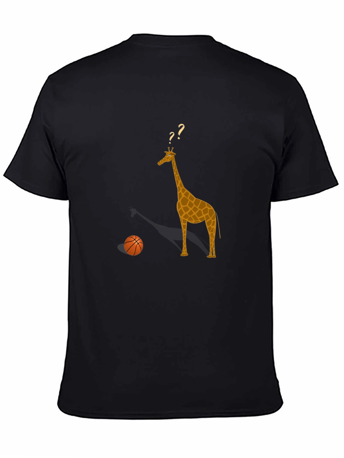 Giraffe & Basketball Graphic Tee - Curious Style
